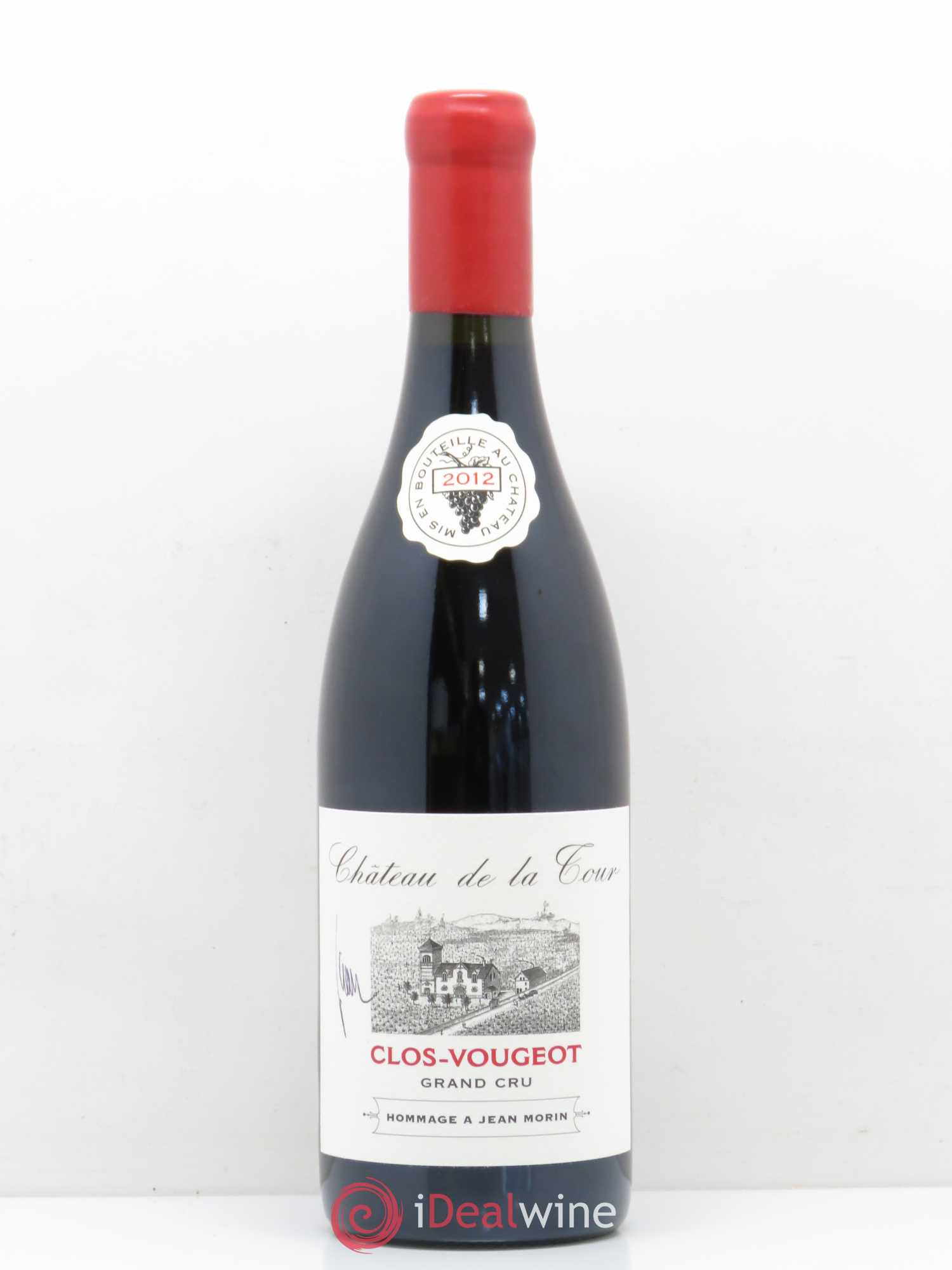 Clos de Vougeot Grand Cru Château de La Tour Hommage à Jean Morin 2012 - Lot de 1 bouteille - 0