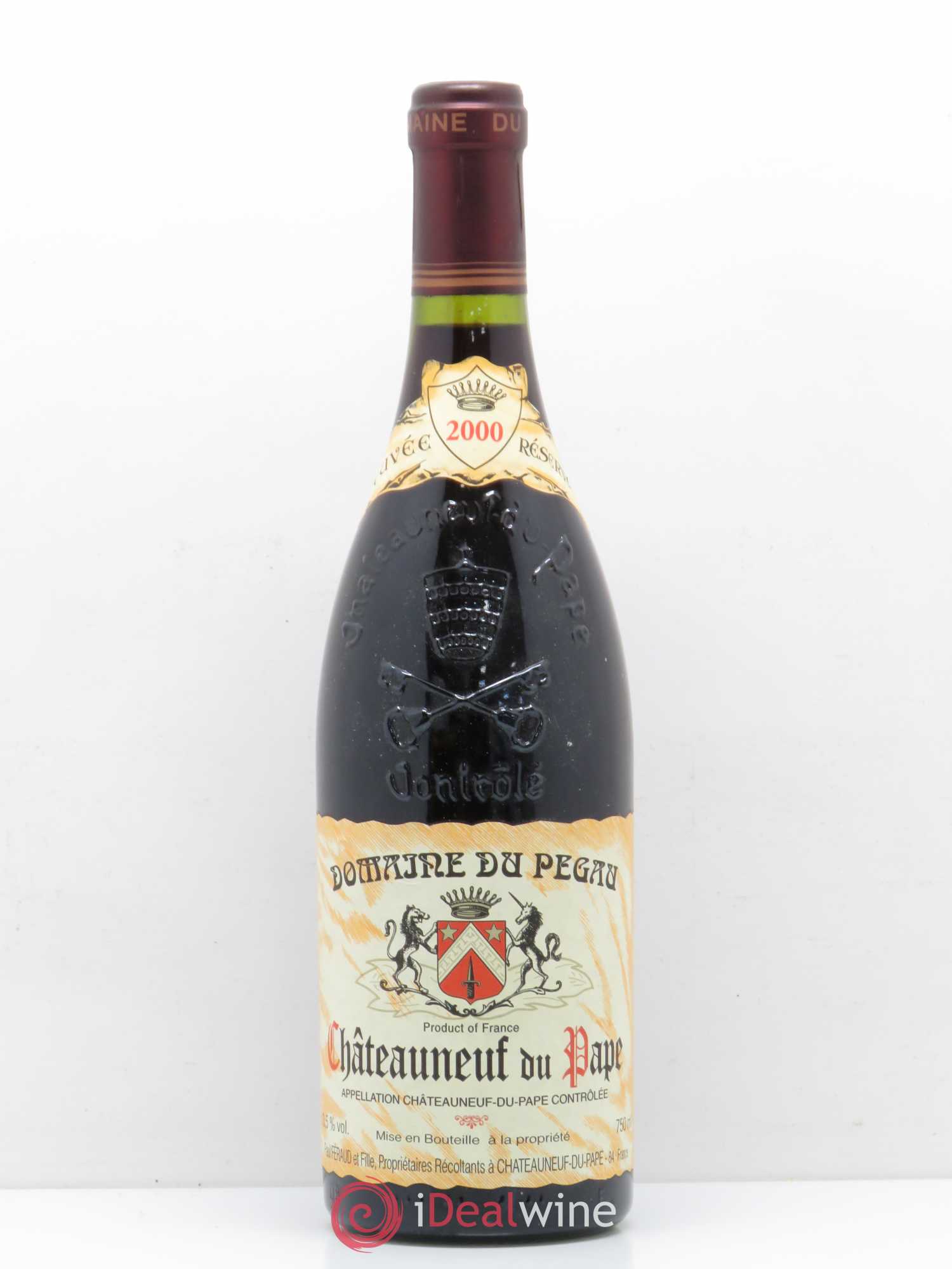 Châteauneuf-du-Pape Domaine du Pégau Cuvée Réservée Paul et Laurence Féraud 2000 - Lot de 1 bouteille - 0