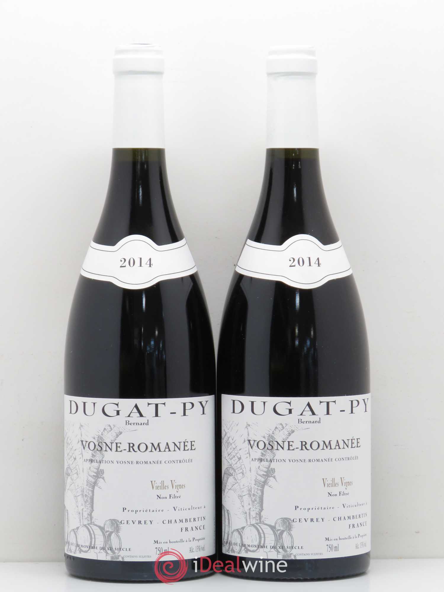 Vosne-Romanée Vieilles Vignes Dugat-Py 2014 - Lot de 2 bouteilles - 0