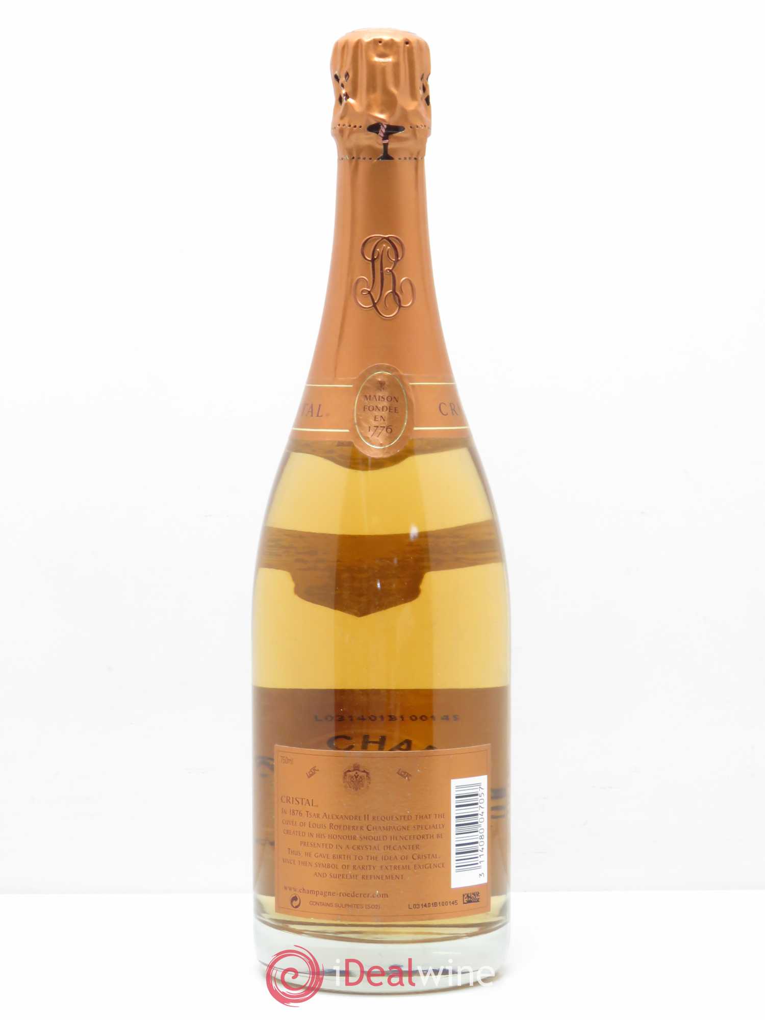 Cristal Louis Roederer 2002 - Lot de 1 bouteille - 1