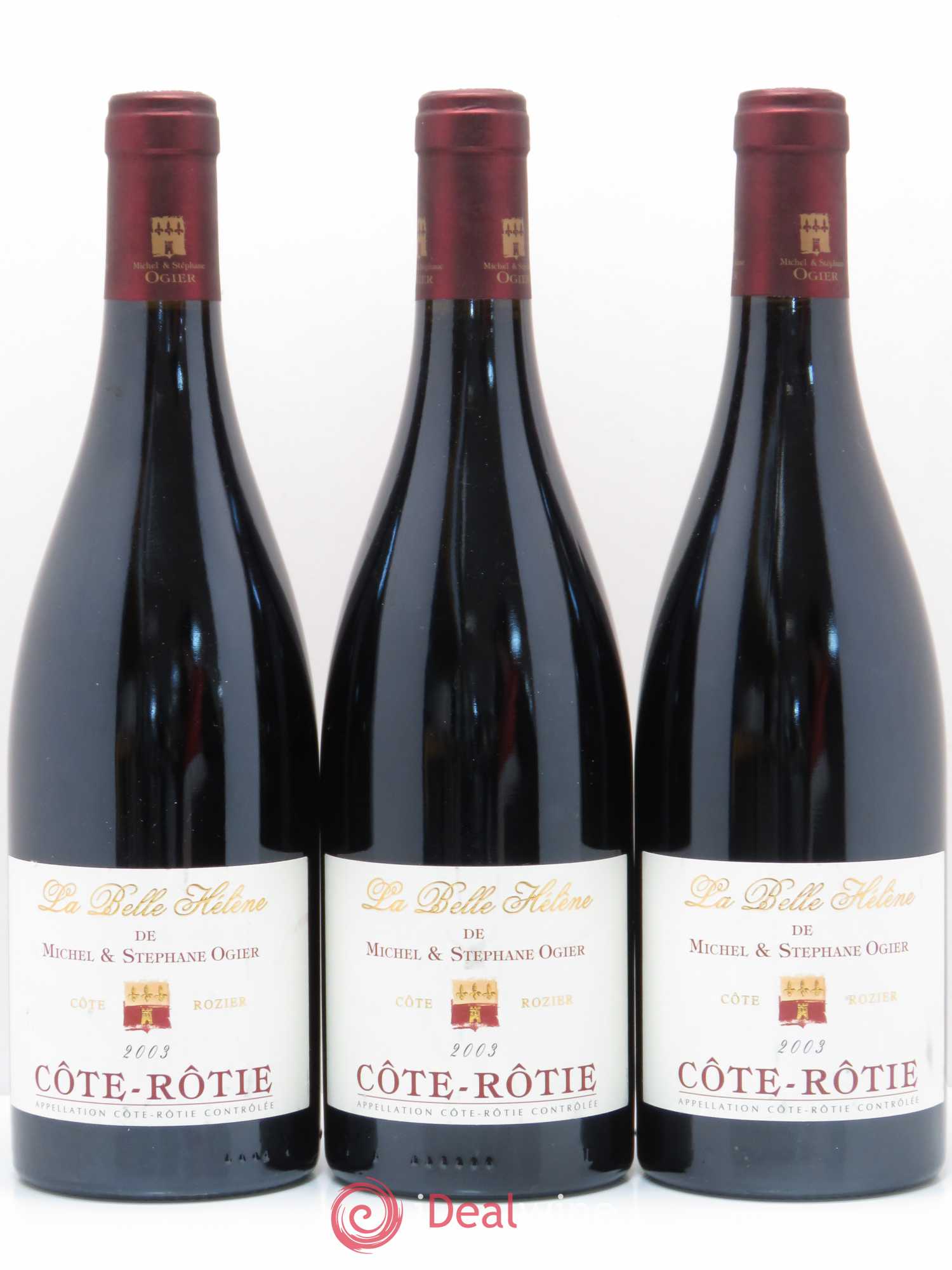 Côte-Rôtie La Belle Hélène Stéphane Ogier 2003 - Lot de 3 bouteilles - 0