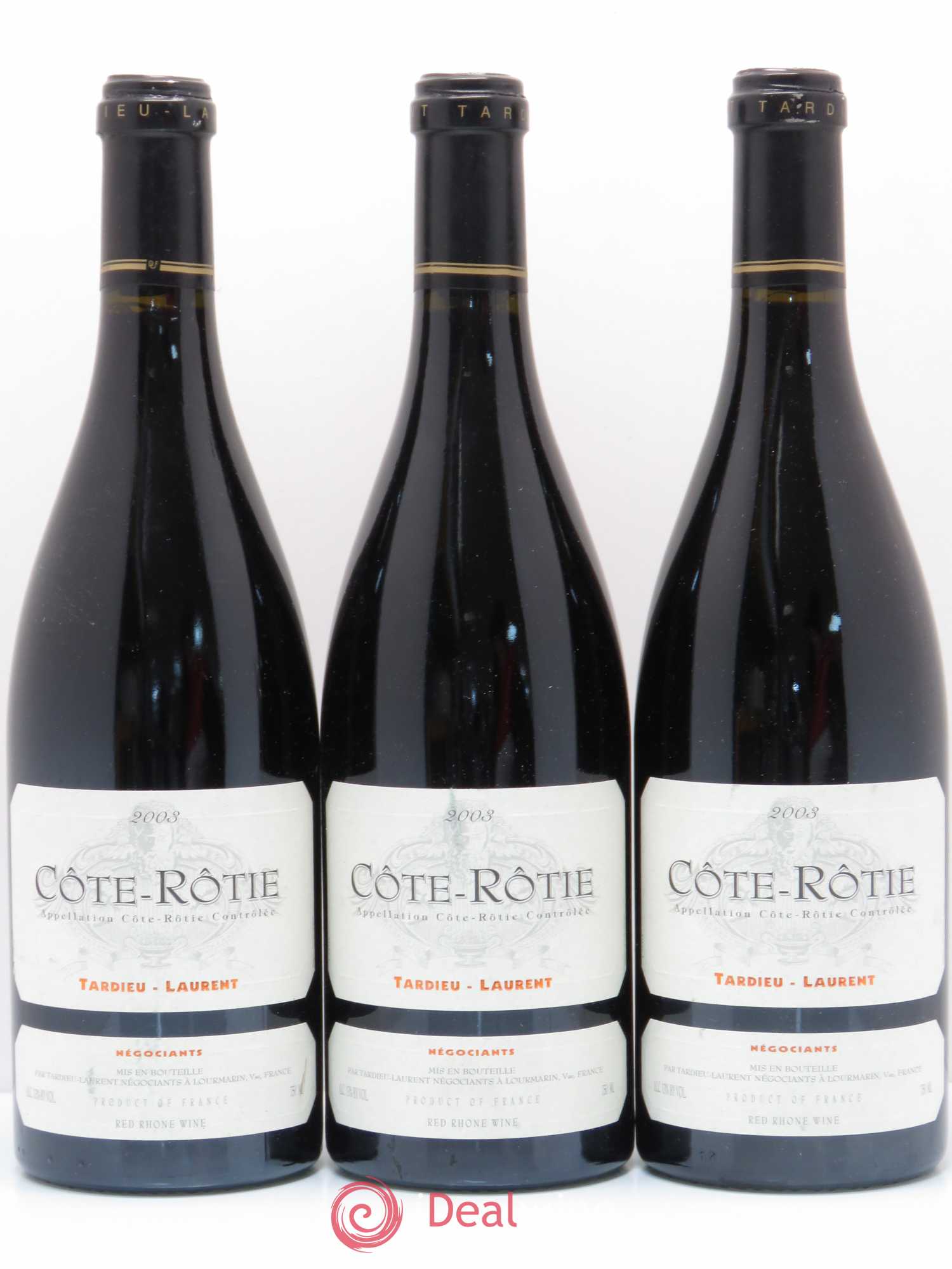 Côte-Rôtie Maison Tardieu-Laurent 2003 - Lot de 3 bouteilles - 0