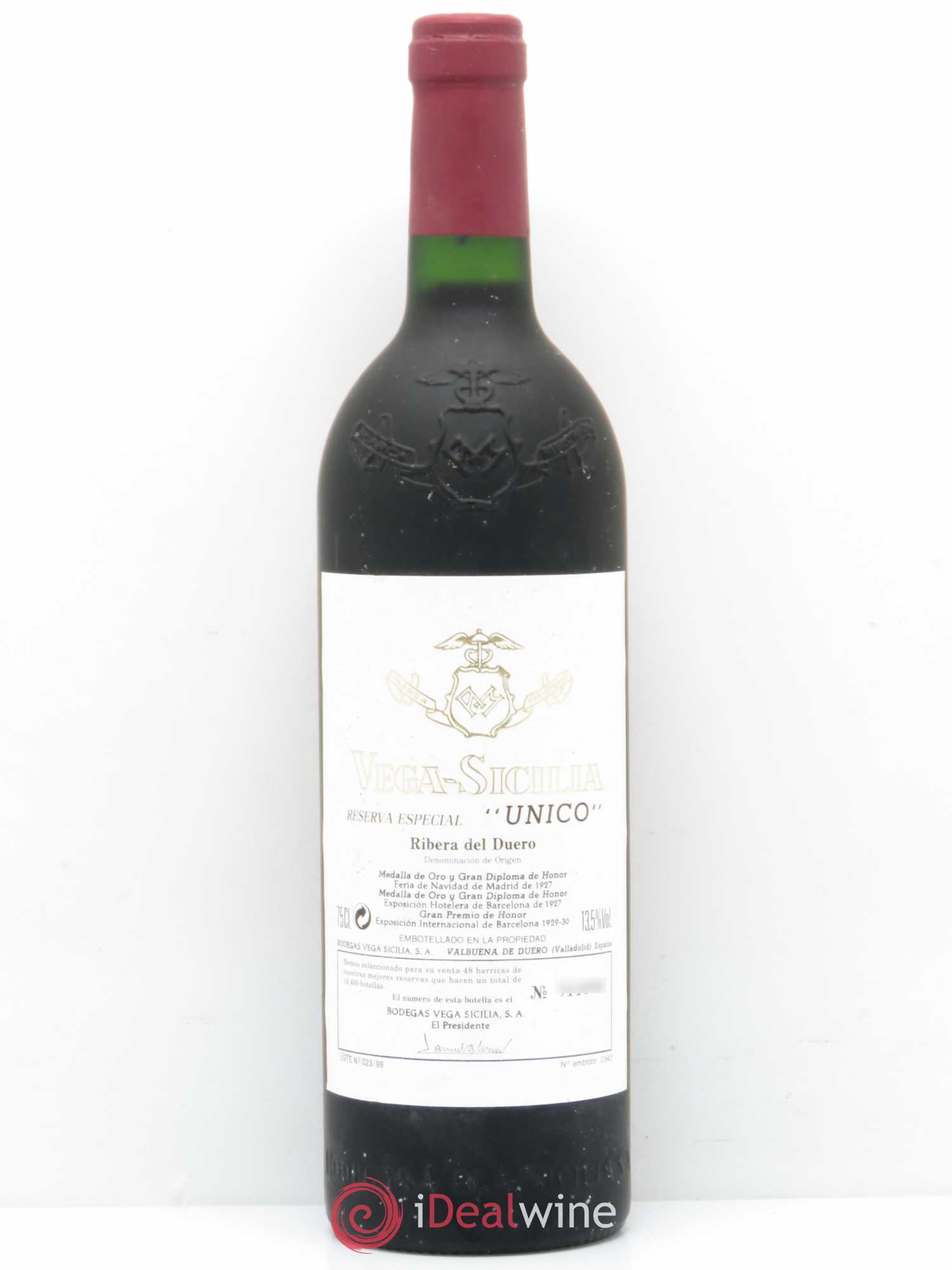 Ribera Del Duero Vega Sicilia Unico Reserva Especial Famille Alvarez Unico - Lot de 1 bouteille - 0