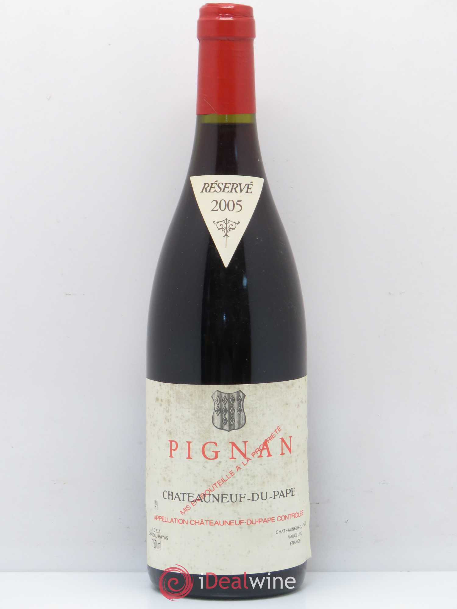 Châteauneuf-du-Pape Pignan Emmanuel Reynaud 2005 - Lot de 1 bouteille - 0
