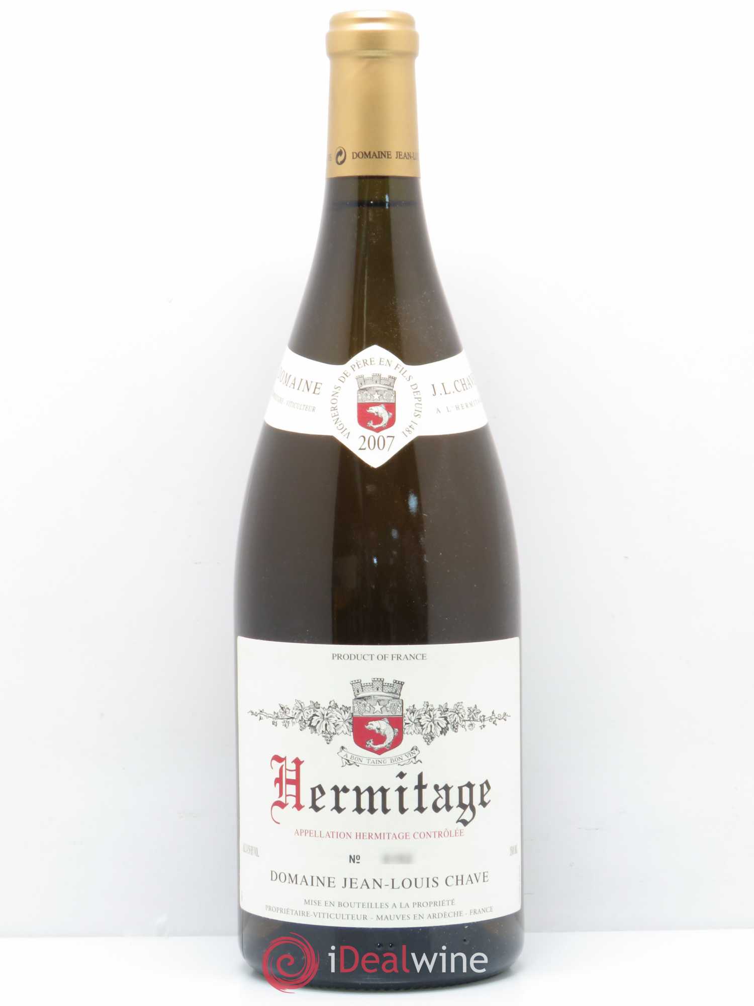 Hermitage Jean-Louis Chave 2007 - Lot de 1 magnum - 0