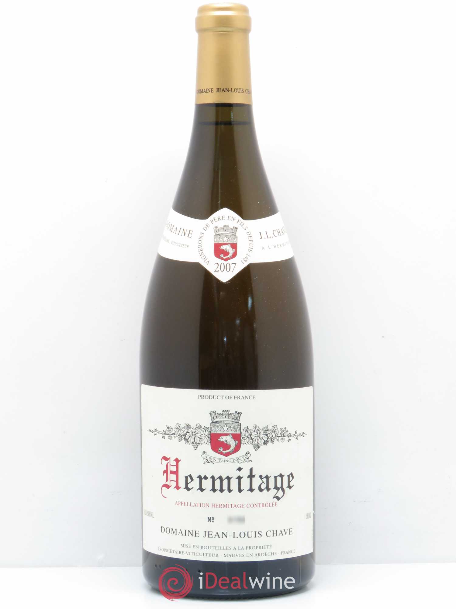 Hermitage Jean-Louis Chave 2007 - Lot de 1 magnum - 0