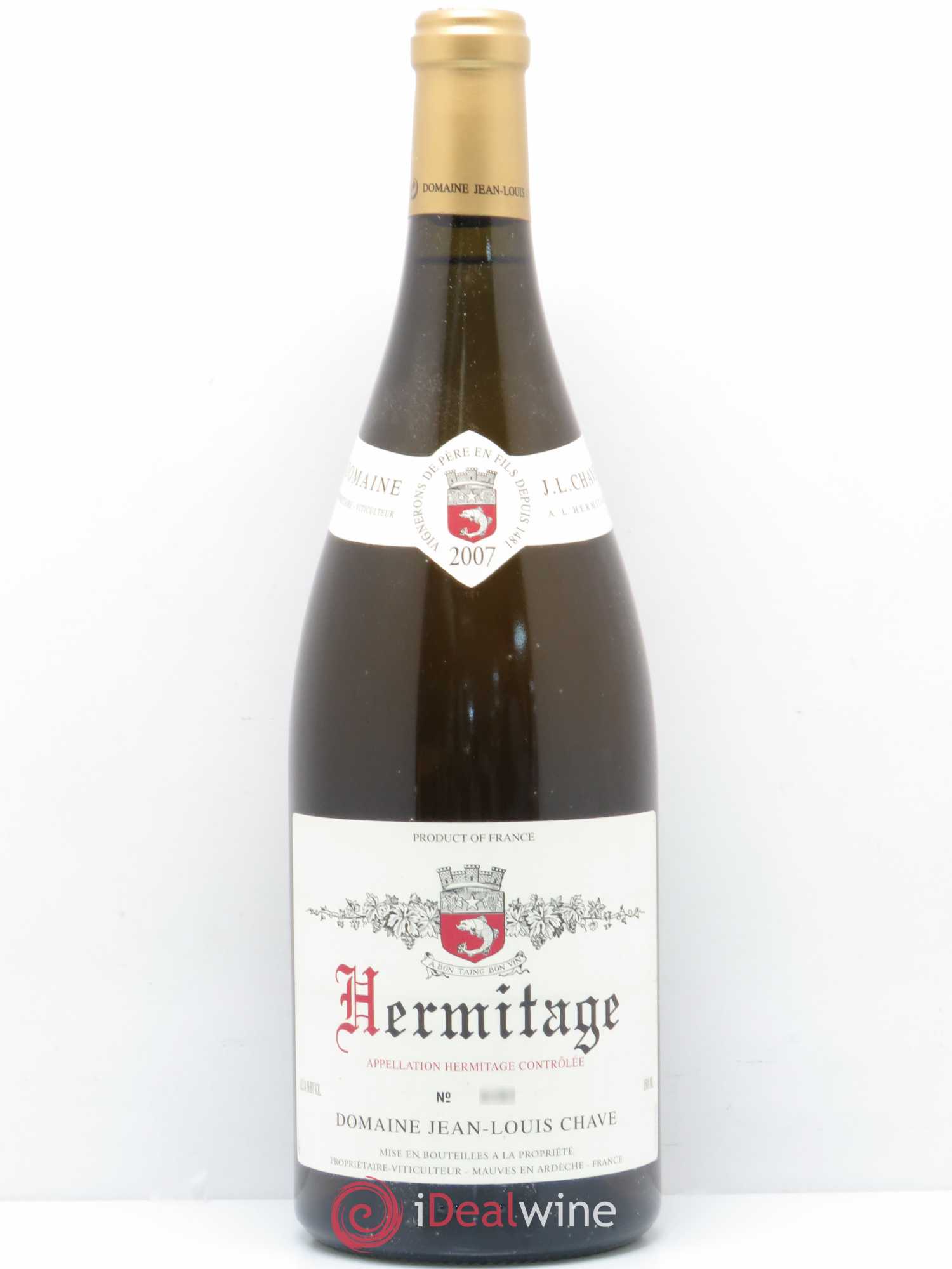 Hermitage Jean-Louis Chave 2007 - Lot de 1 magnum - 0