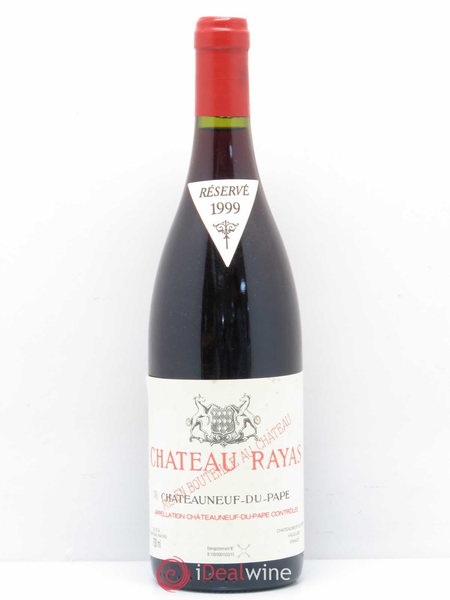 Châteauneuf-du-Pape Château Rayas Emmanuel Reynaud 1999 - Lot de 1 bouteille - 0