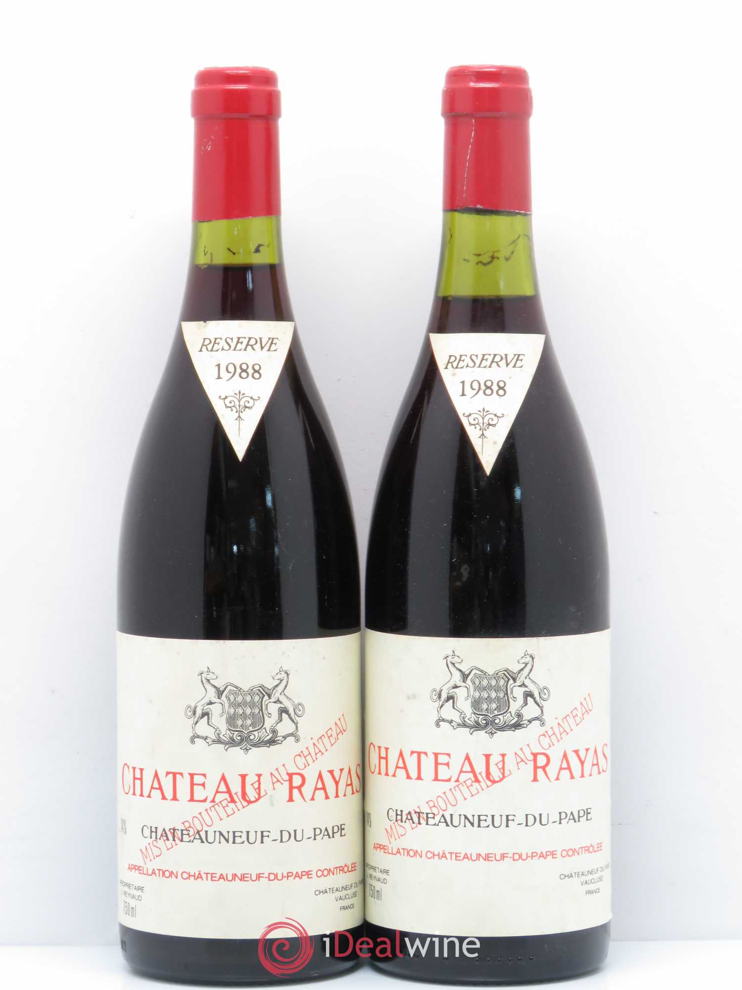 Châteauneuf-du-Pape Château Rayas Emmanuel Reynaud 1988 - Lot de 2 bouteilles - 0