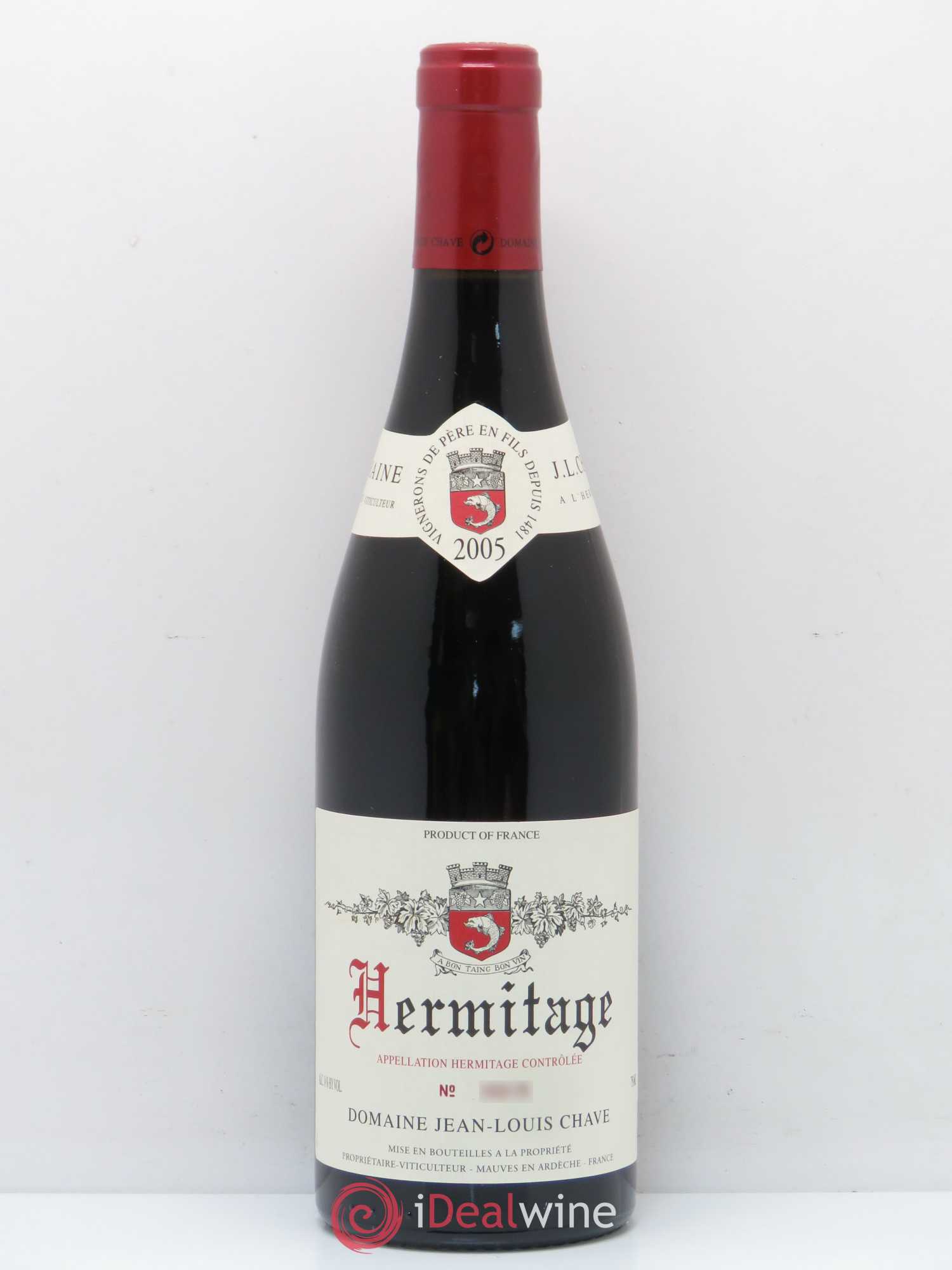 Hermitage Jean-Louis Chave 2005 - Lot de 1 bouteille - 0