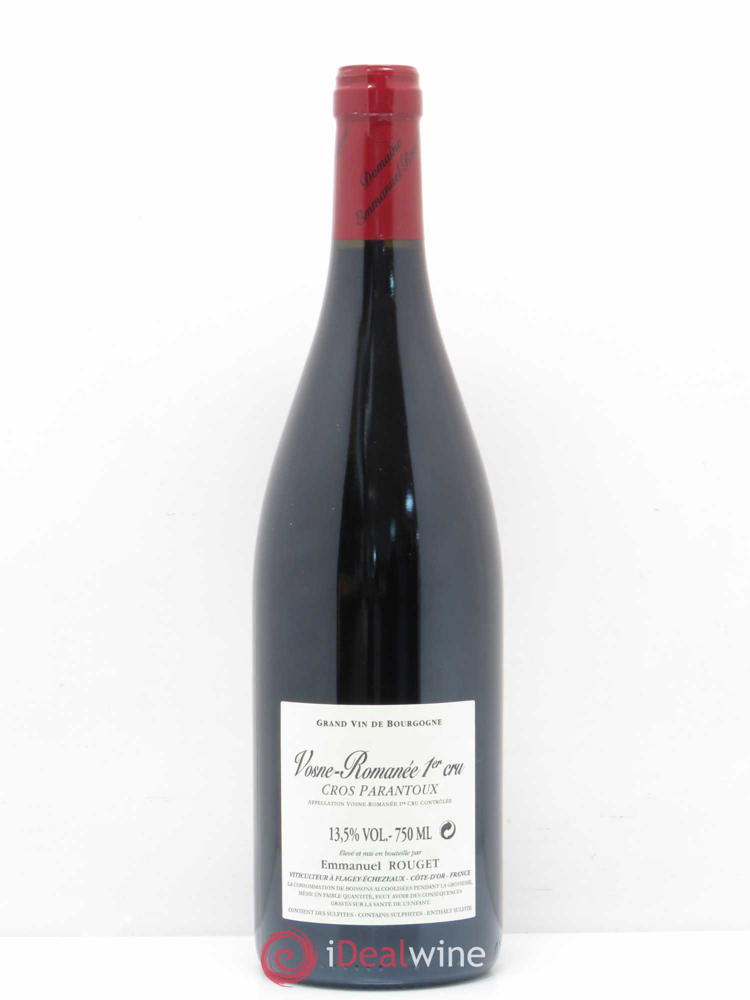 Vosne-Romanée 1er Cru Cros Parantoux Emmanuel Rouget 2014 - Posten von 1 Flasche - 1