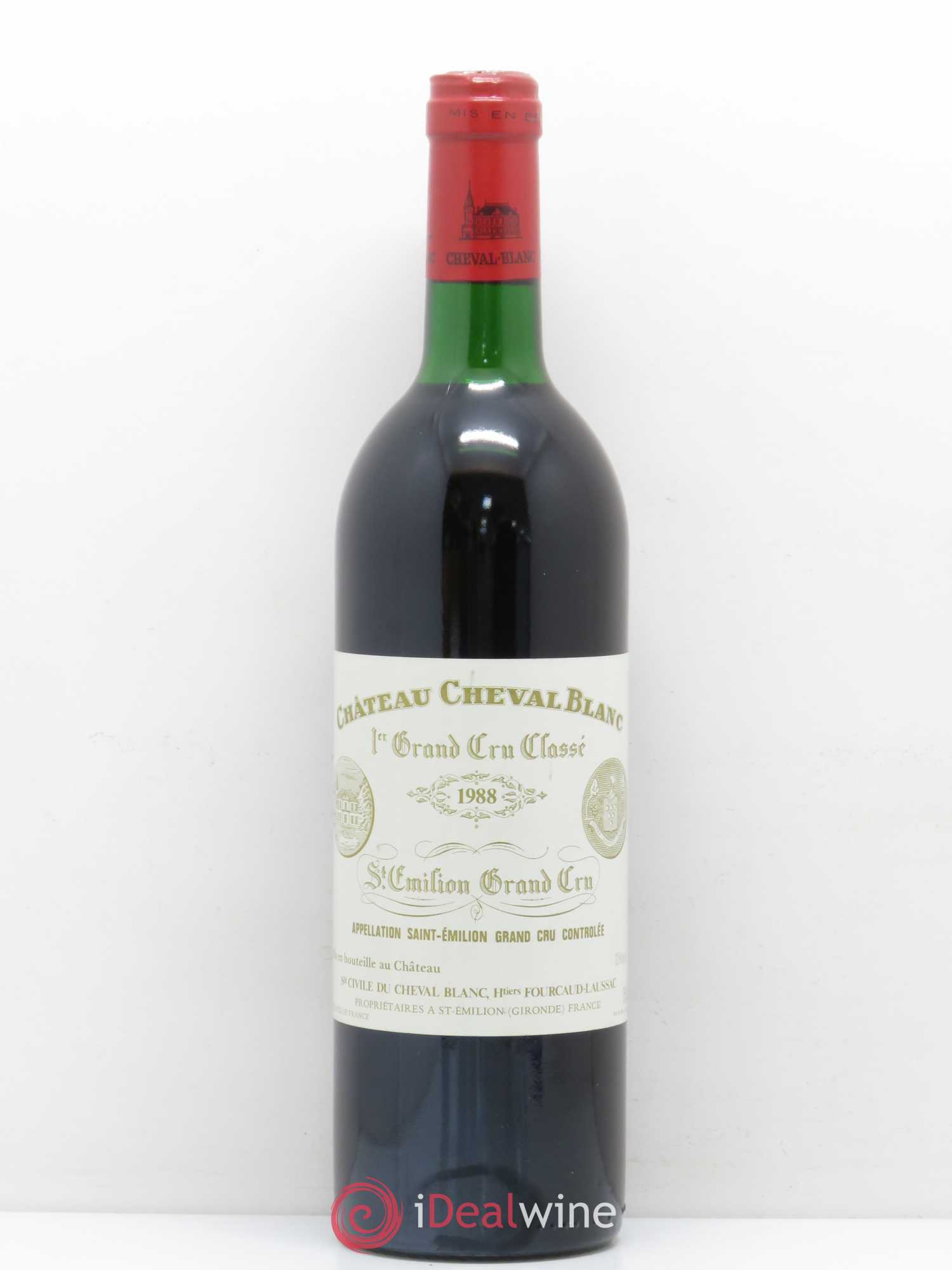 Château Cheval Blanc 1er Grand Cru Classé A 1988 - Lot de 1 bouteille - 0