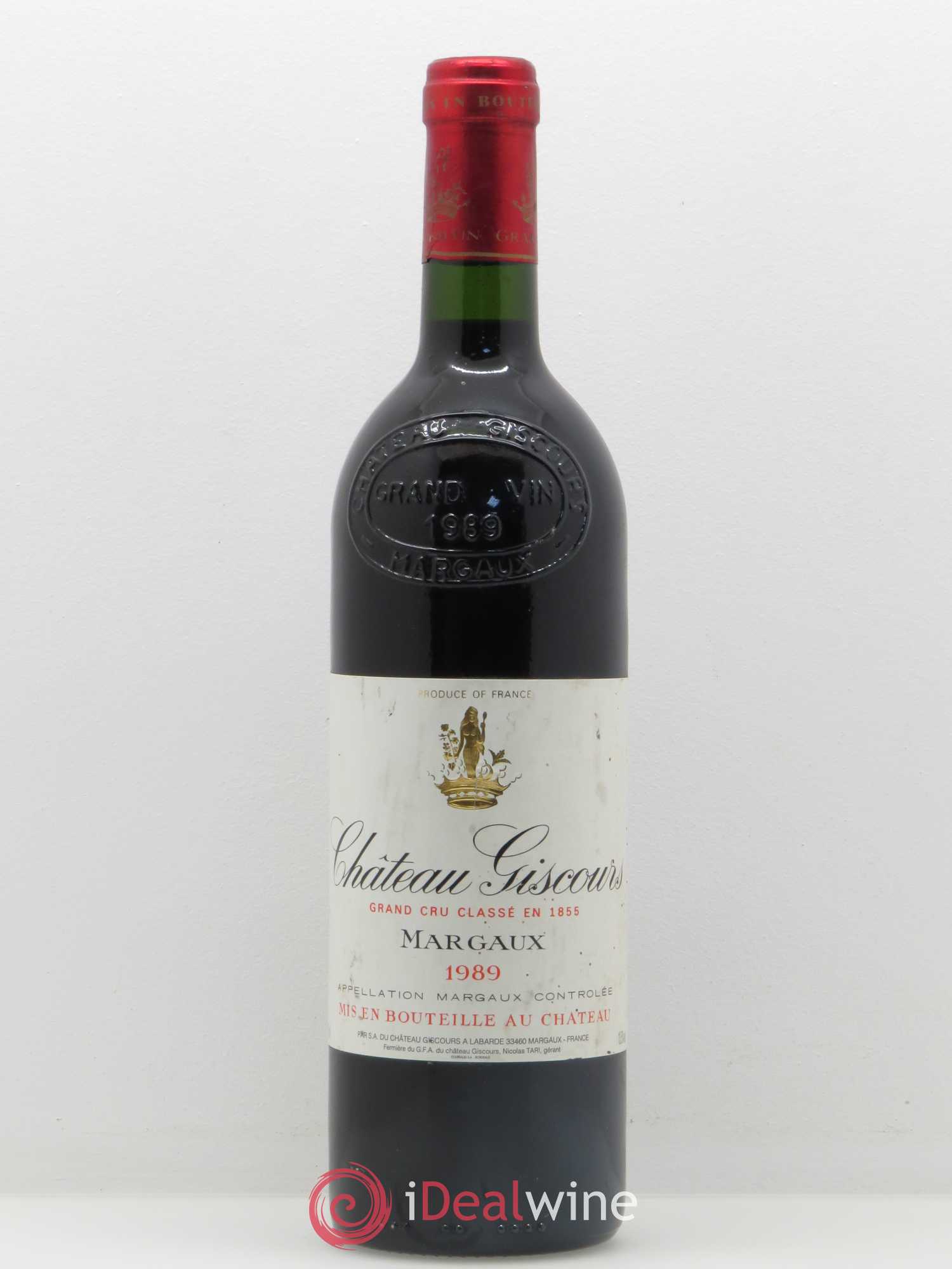 Château Giscours 3ème Grand Cru Classé 1989 - Lot de 1 bouteille - 0