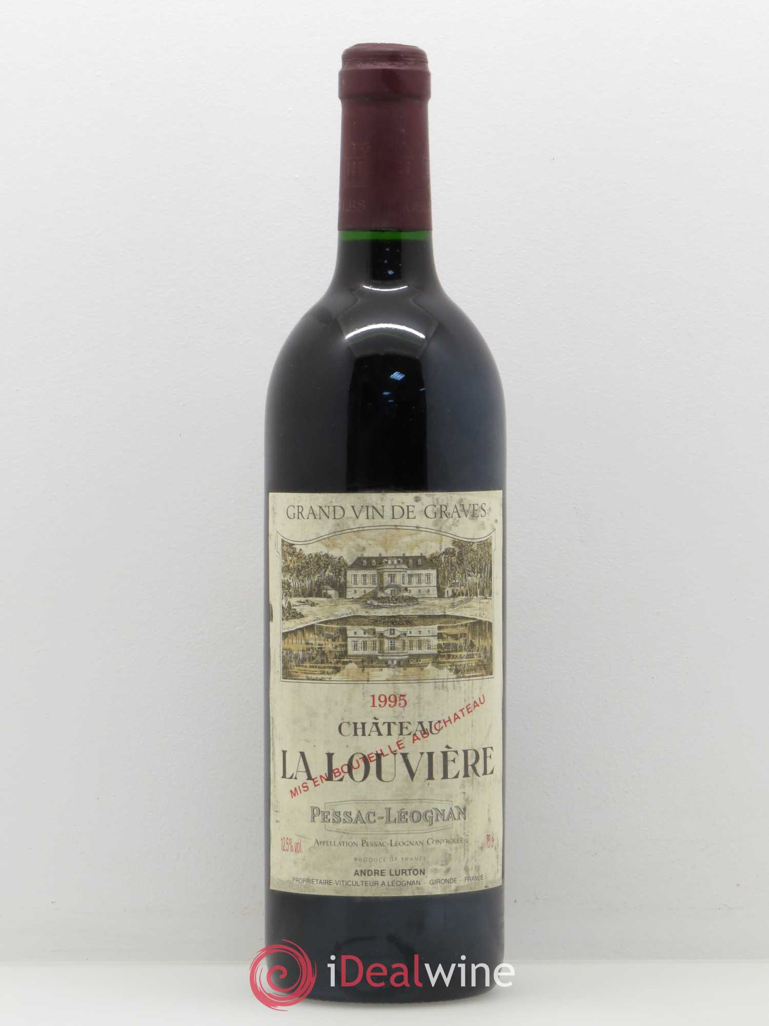 Château la Louvière 1995 - Lot de 1 bouteille - 0