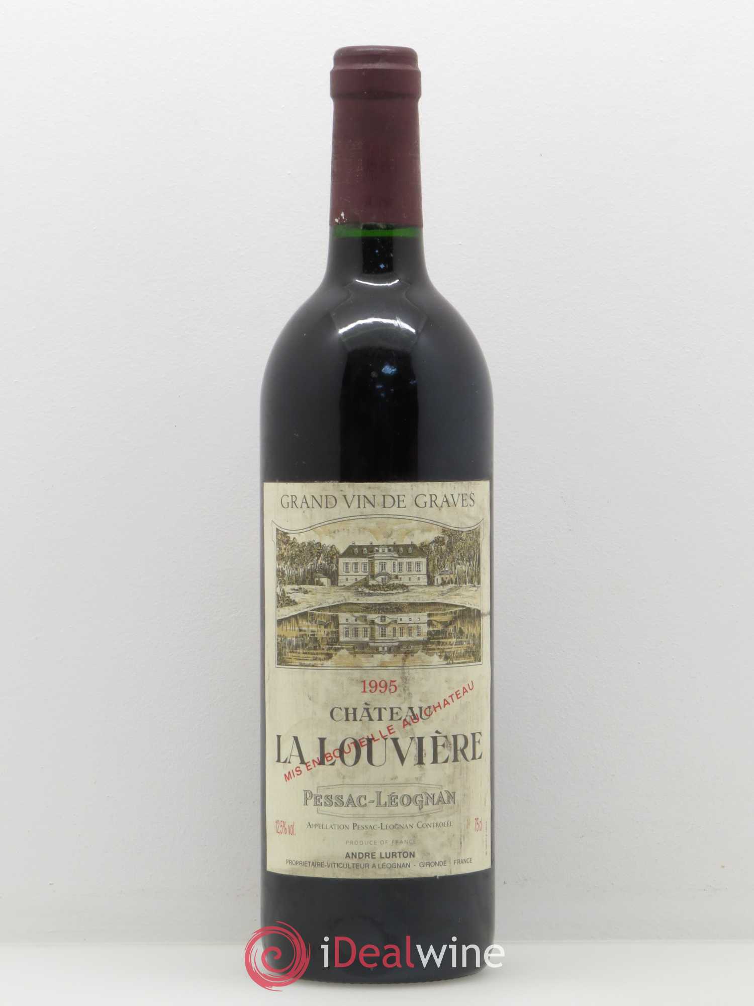 Château la Louvière 1995 - Lot de 1 bouteille - 0