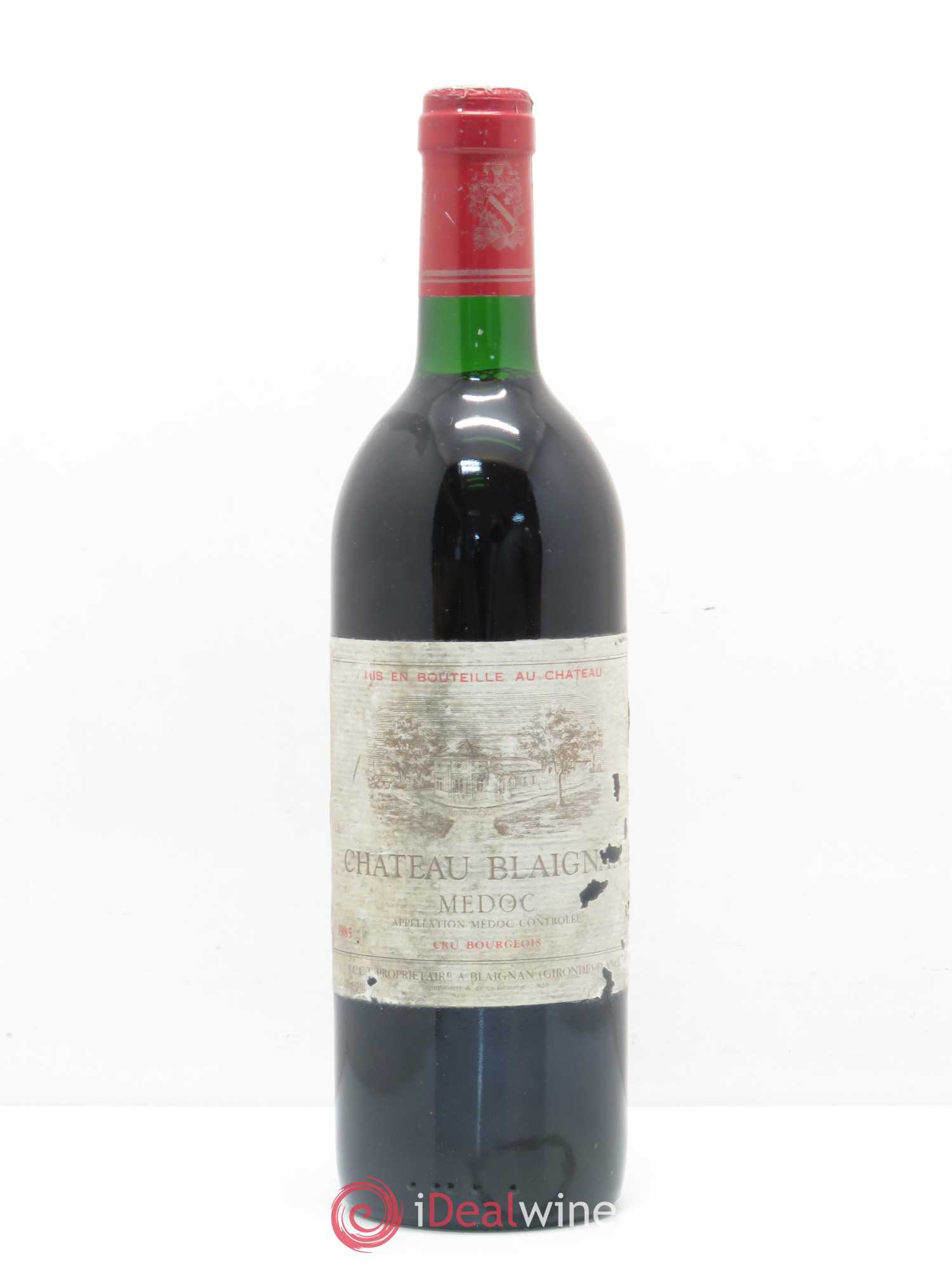 Château Blaignan Cru Bourgeois 1985 - Lot de 1 bouteille - 0