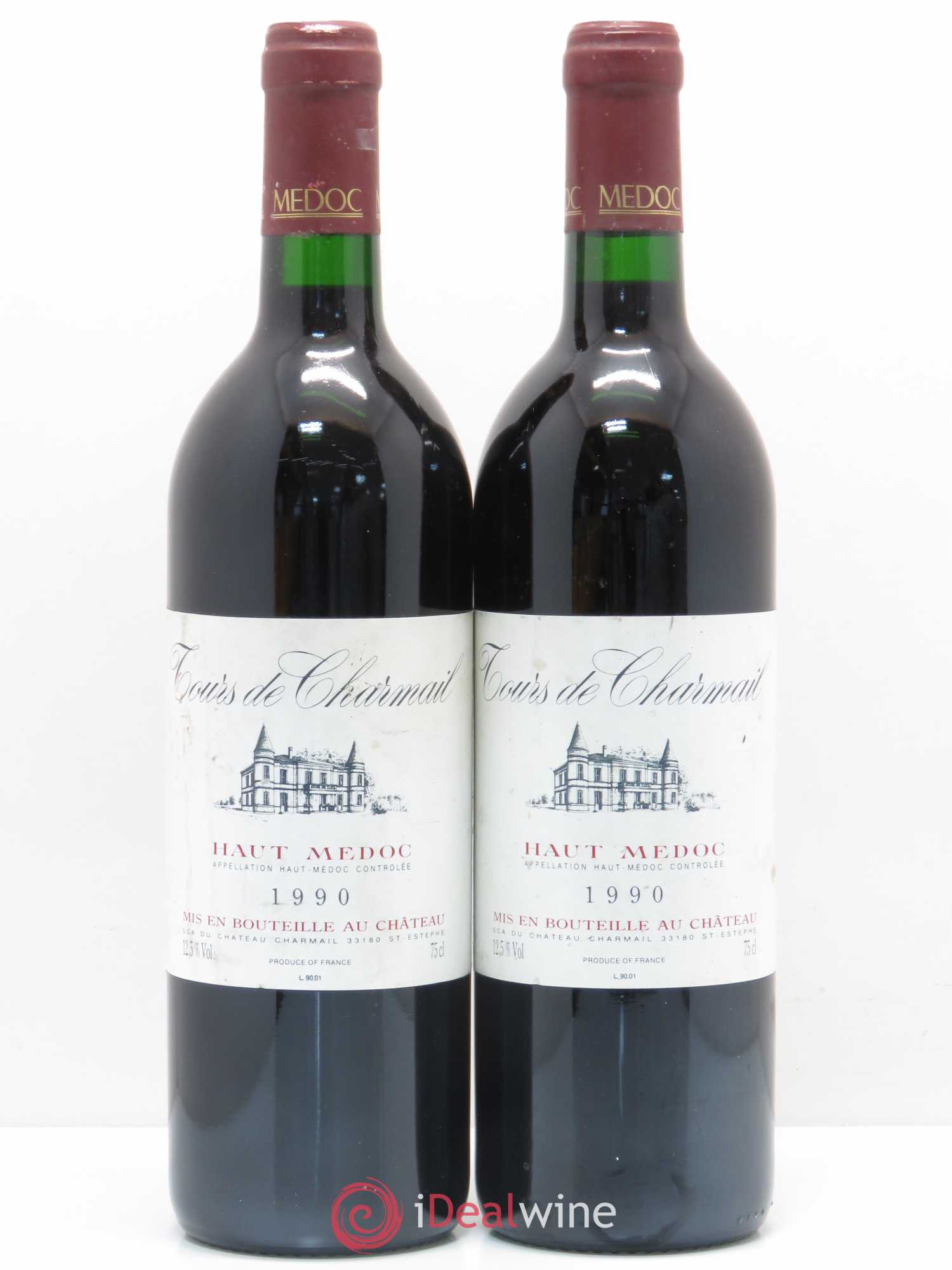 Haut Médoc Tours de Charmail (sans prix de réserve) 1990 - Posten von 2 Flaschen - 0