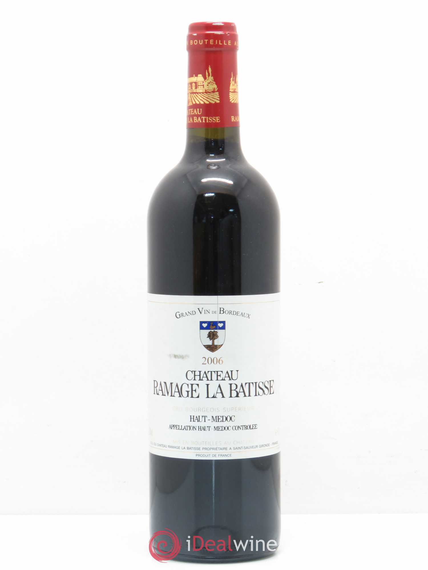 Château Ramage la Bâtisse Cru Bourgeois 2006 - Lot de 1 bouteille - 0