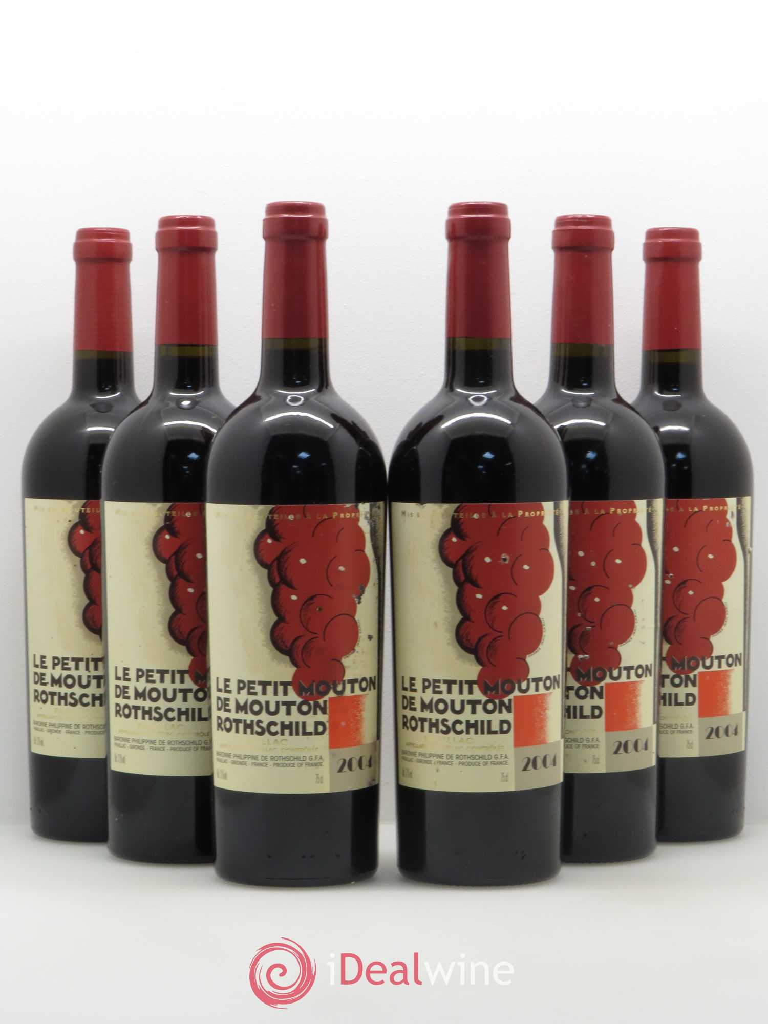 Petit Mouton Second Vin 2004 - Lot de 6 bouteilles - 0
