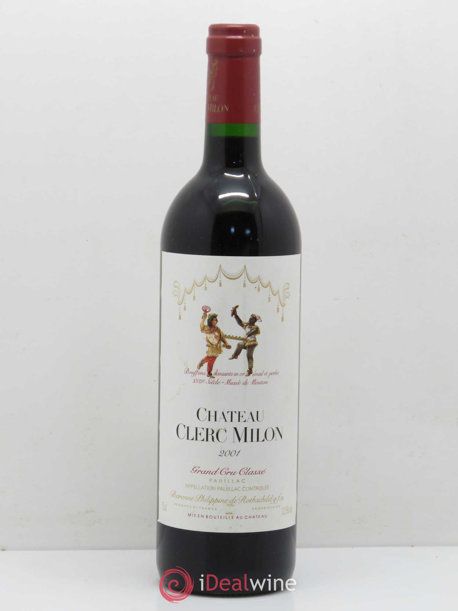 Château Clerc Milon 5ème Grand Cru Classé 2001 - Lot de 1 bouteille - 0