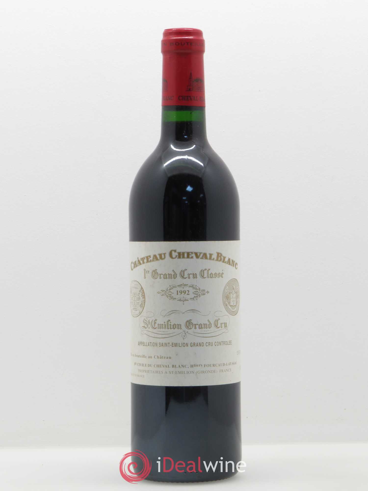 Château Cheval Blanc 1er Grand Cru Classé A 1992 - Lot de 1 bouteille - 0