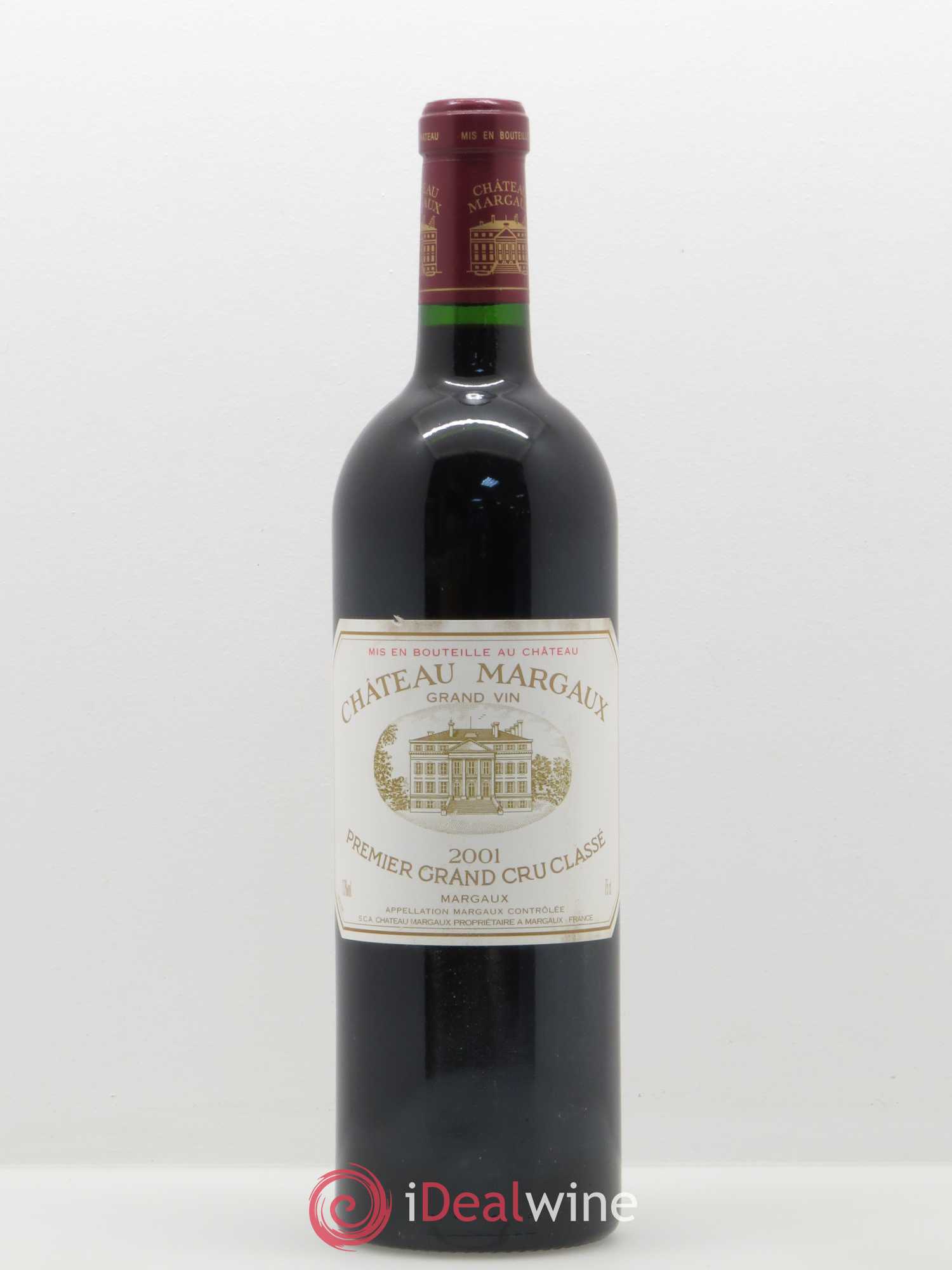Château Margaux 1er Grand Cru Classé 2001 - Lot de 1 bouteille - 0