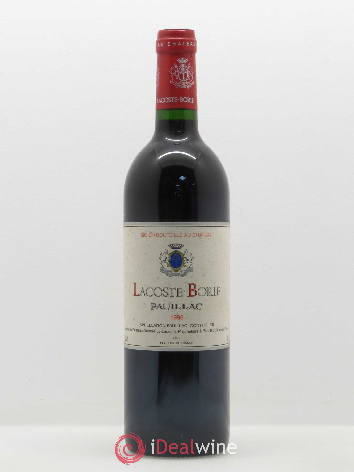 Lacoste Borie 1996 - Lot de 1 bouteille - 0