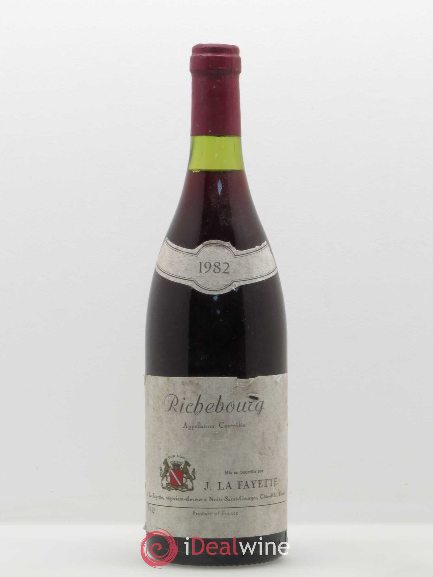 Richebourg Grand Cru J. La Fayette 1982 - Lot de 1 bouteille - 0