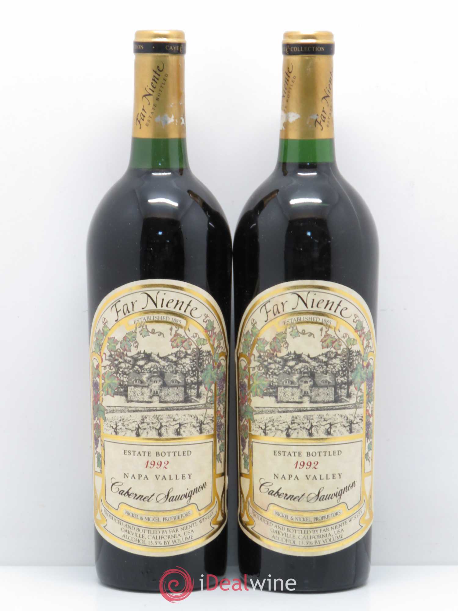 USA Nappa Valley Far Niente 1992 - Posten von 2 Flaschen - 0