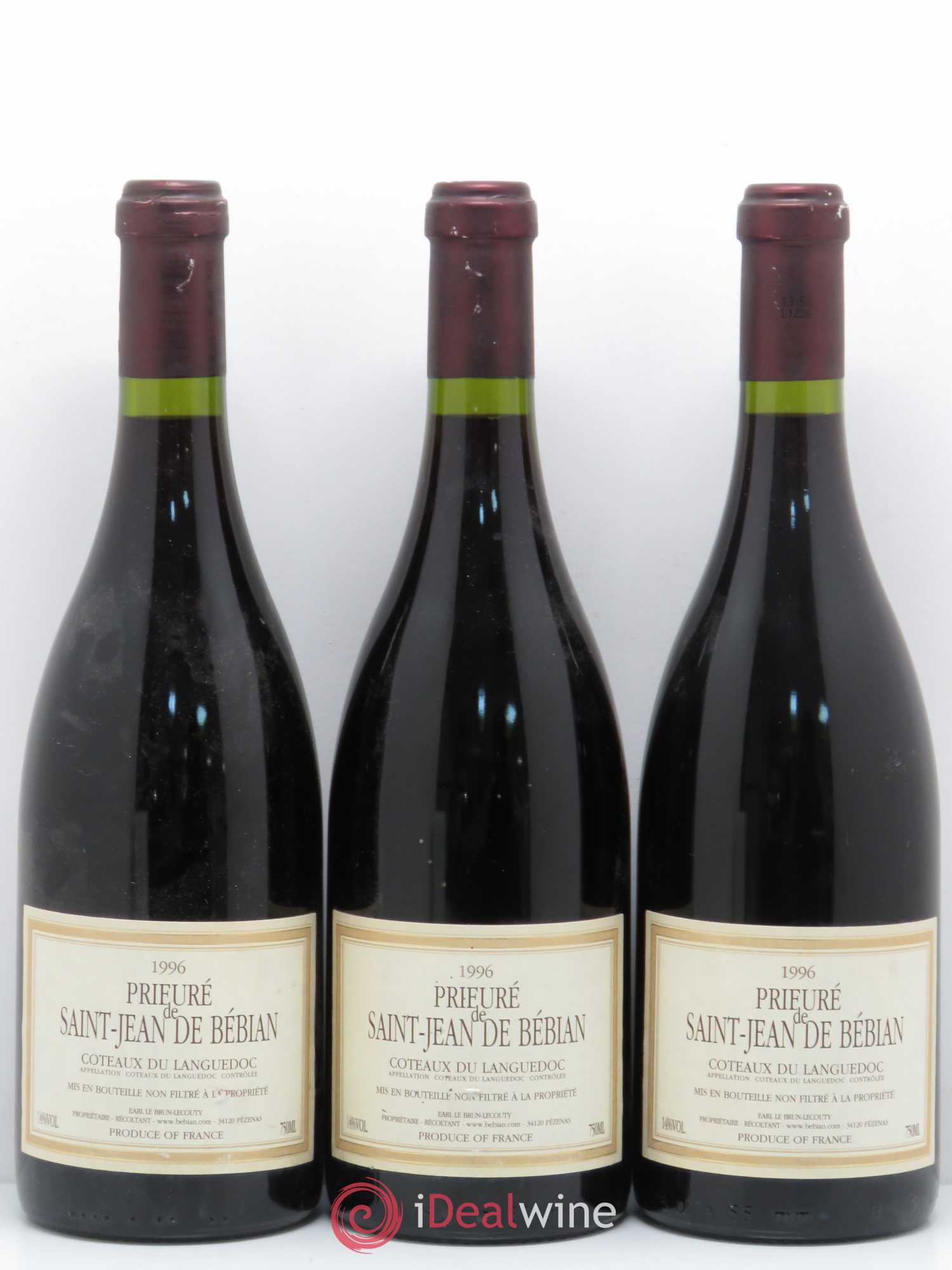 Languedoc Prieuré St-Jean de Bébian 1996 - Lot de 6 bouteilles - 2