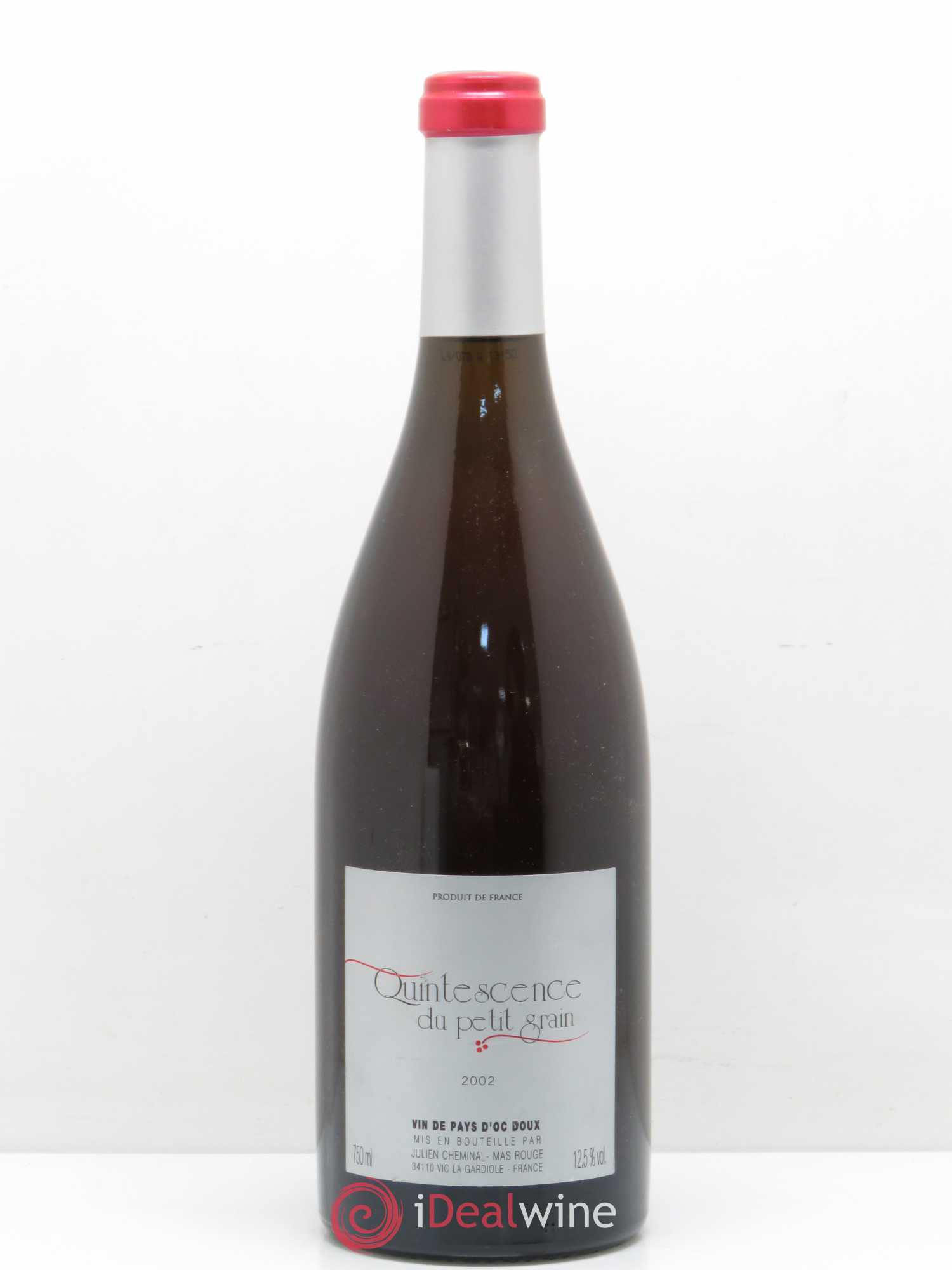 Divers IGP Pays d'Oc (Vin de Pays d'Oc) Quintessence du petit grain Doux Cheminal (sans prix de réserve) 2002 - Posten von 1 Flasche - 0