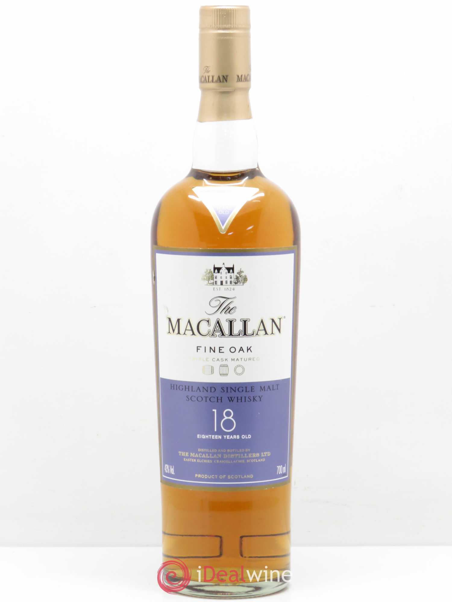 Whisky Macallan Fine Oak 18 ans (sans prix de réserve) - Posten von 1 Flasche - 0