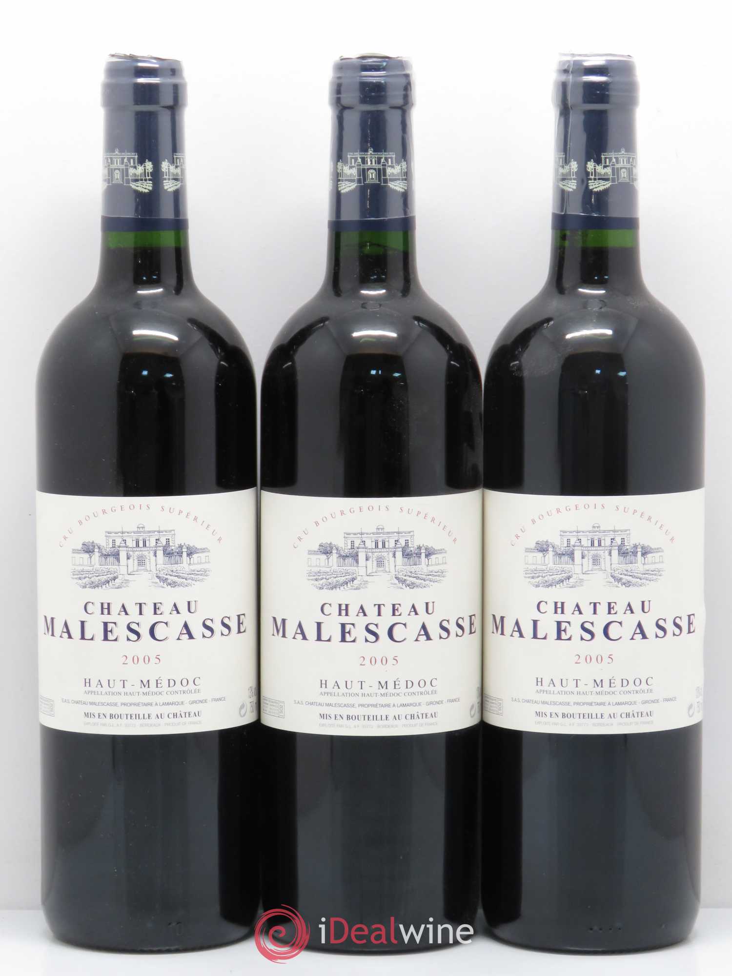 Château Malescasse Cru Bourgeois Exceptionnel (sans prix de réserve) 2005 - Lot de 6 bouteilles - 2