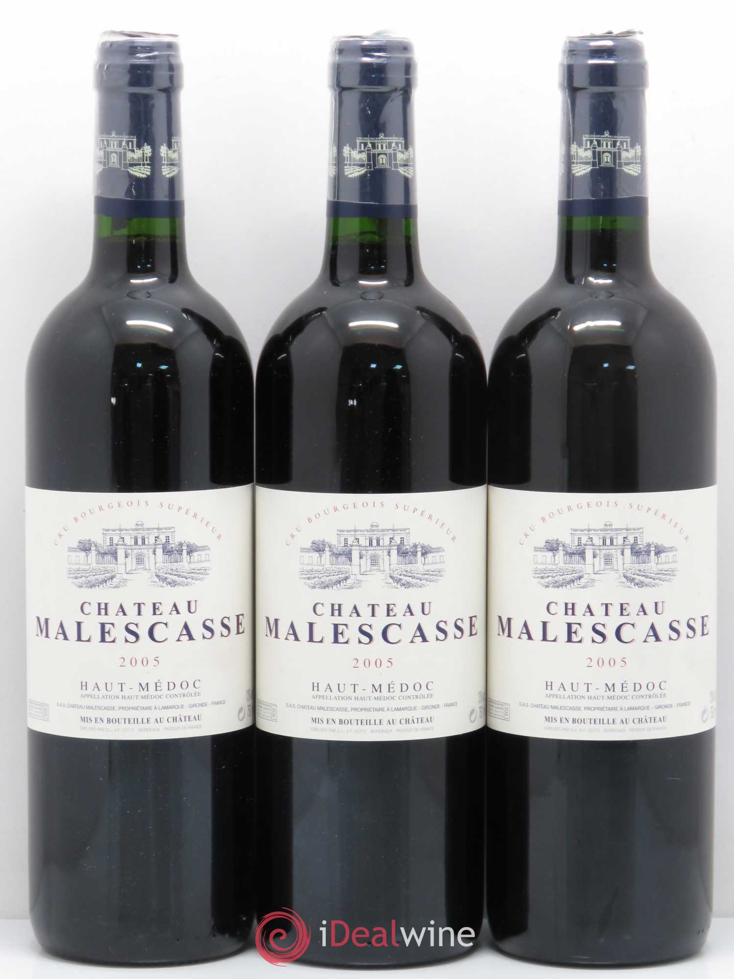 Château Malescasse Cru Bourgeois Exceptionnel 2005 - Lot de 6 bouteilles - 2