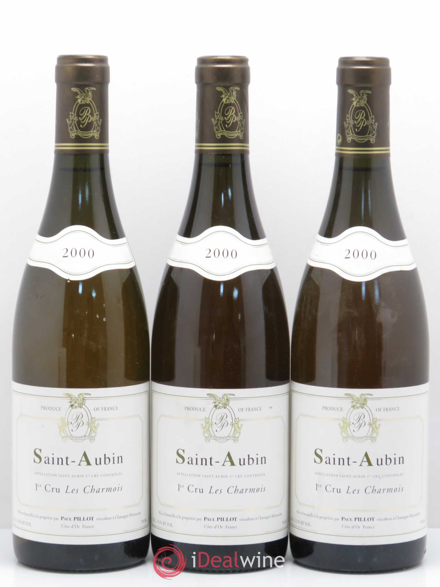 Saint-Aubin 1er Cru Les Charmois Paul Pillot (Domaine) (sans prix de réserve) 2000 - Lot de 6 bouteilles - 2