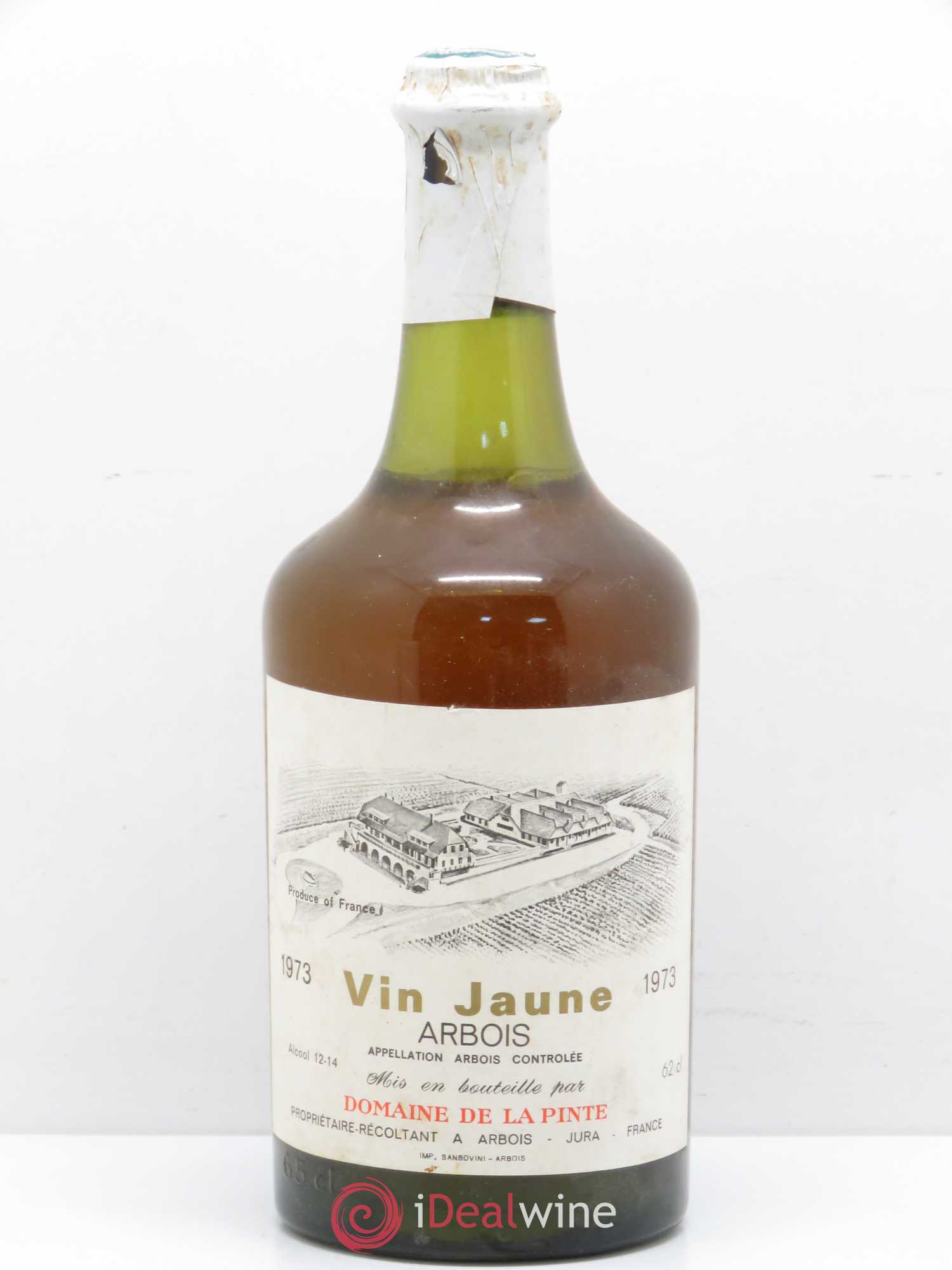 Arbois Vin Jaune Domaine de la Pinte 1973 - Lot de 1 bouteille - 0