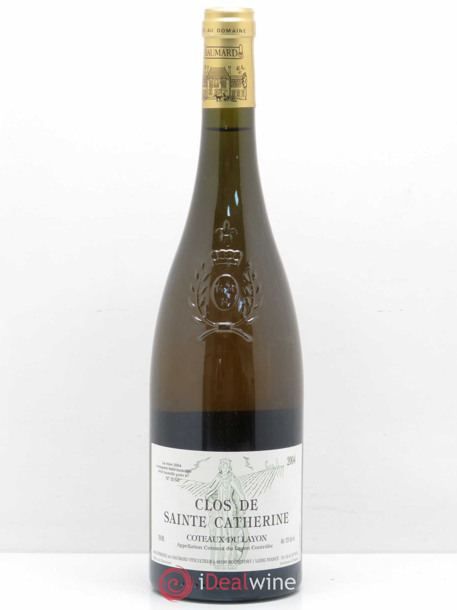 Coteaux du Layon Clos de Sainte Catherine Baumard (Domaine des) (sans prix de réserve) 2004 - Lot de 1 bouteille - 0