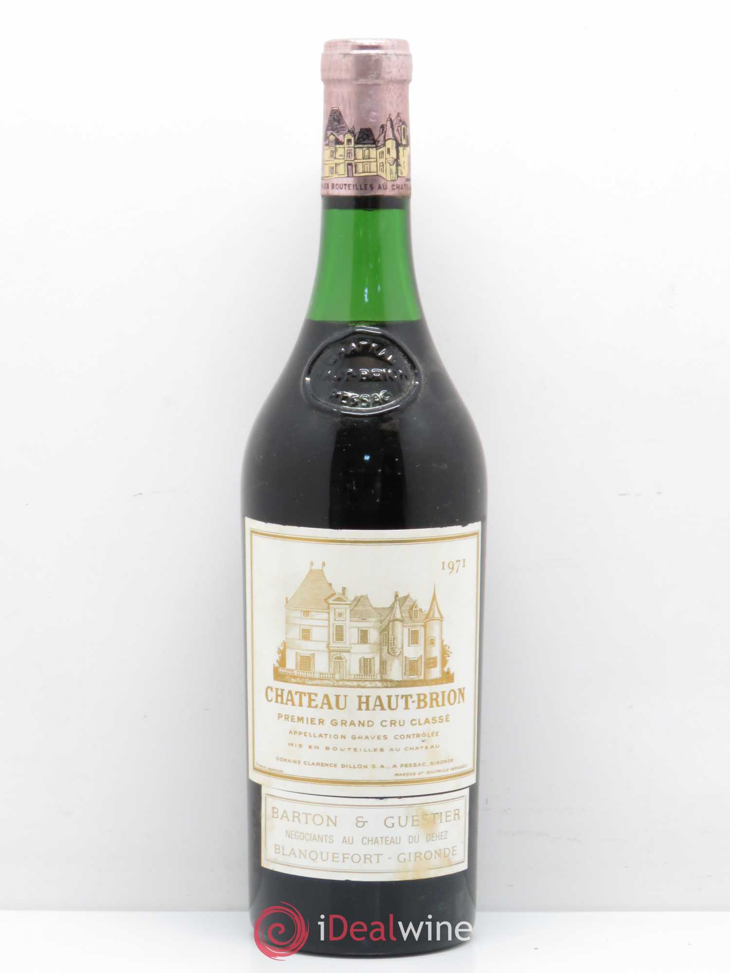 Château Haut Brion 1er Grand Cru Classé 1971 - Lot de 1 bouteille - 0
