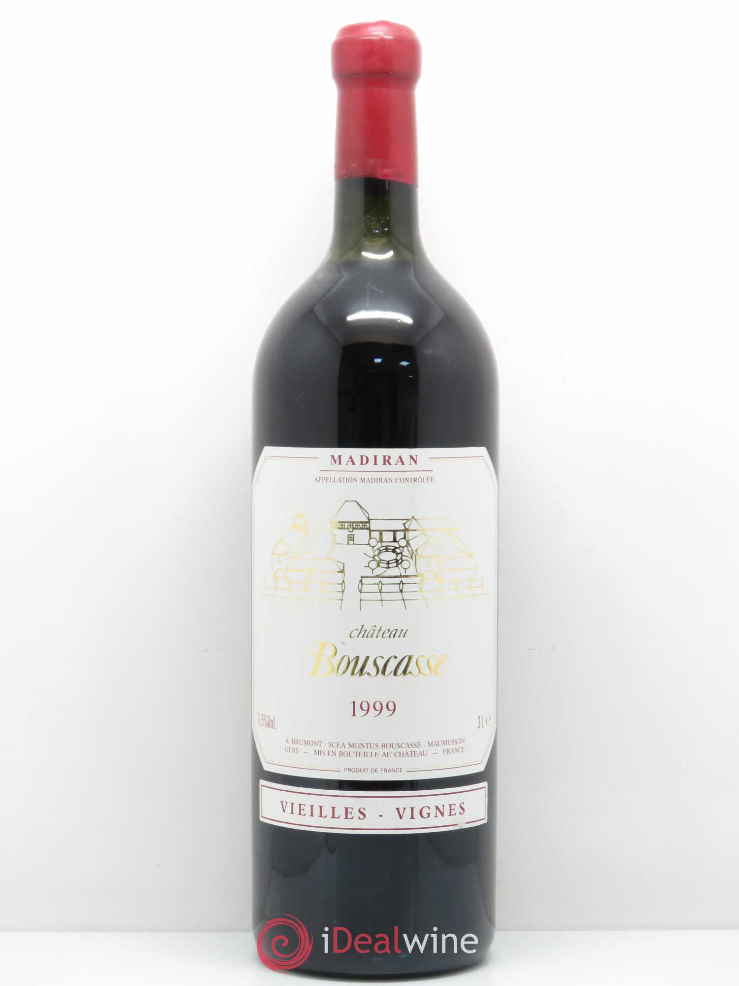 Madiran Vieilles Vignes Château Bouscassé - Alain Brumont (sans prix de réserve) 1999 - Lot de 1 double magnum - 0