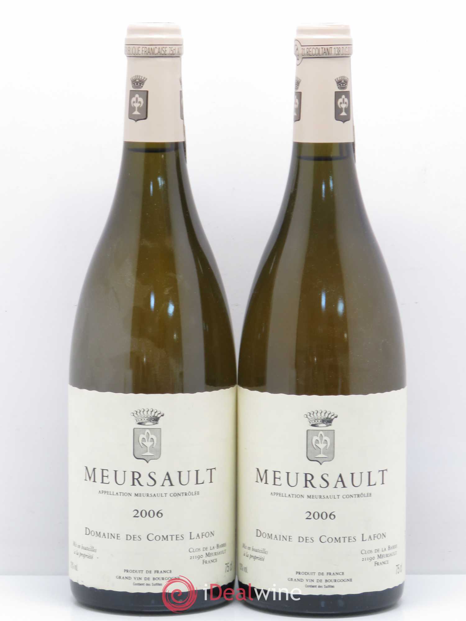 Meursault Comtes Lafon (Domaine des) (senza prezzo di riserva) 2006 - Lotto di 2 bottiglie - 0