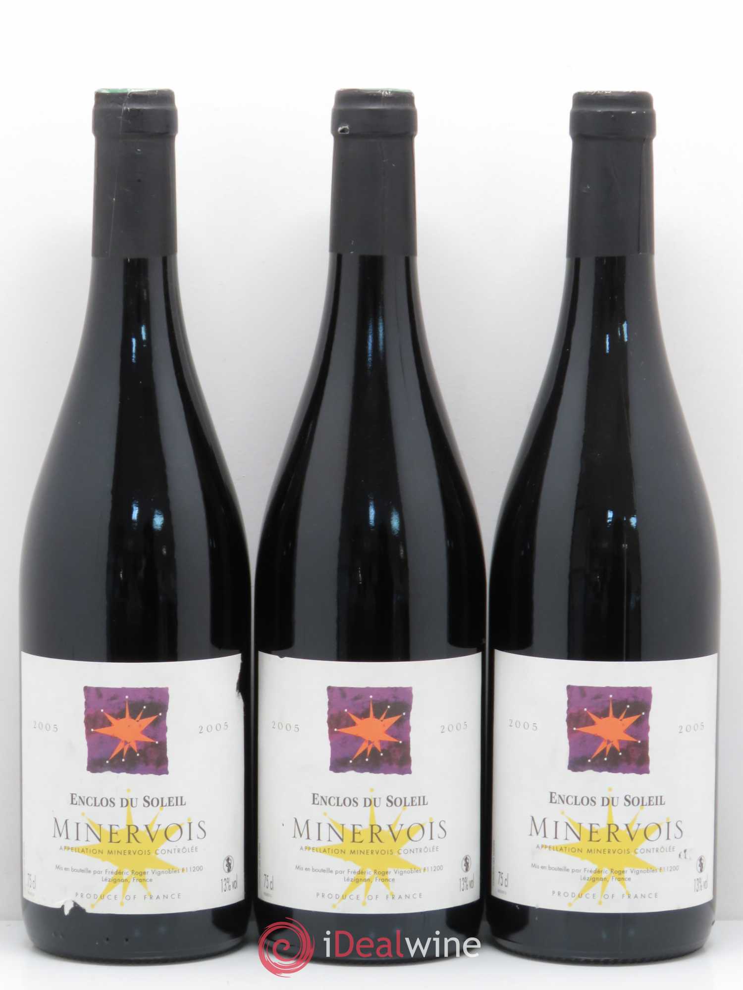 Minervois L'Enclos du Soleil (sans prix de réserve) 2005 - Posten von 3 Flaschen - 0