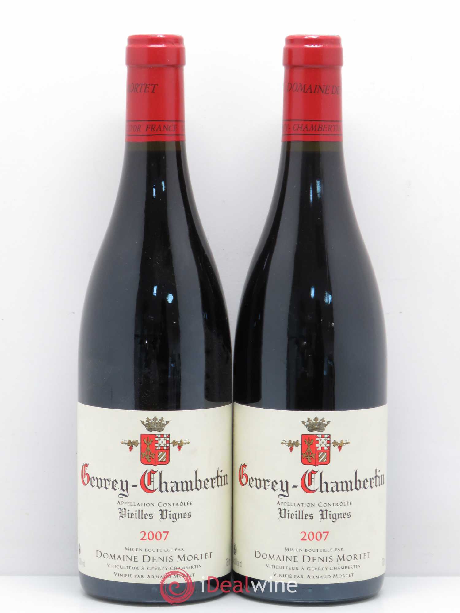 Gevrey-Chambertin Vieilles vignes Denis Mortet (Domaine) 2007 - Lot de 2 bouteilles - 0