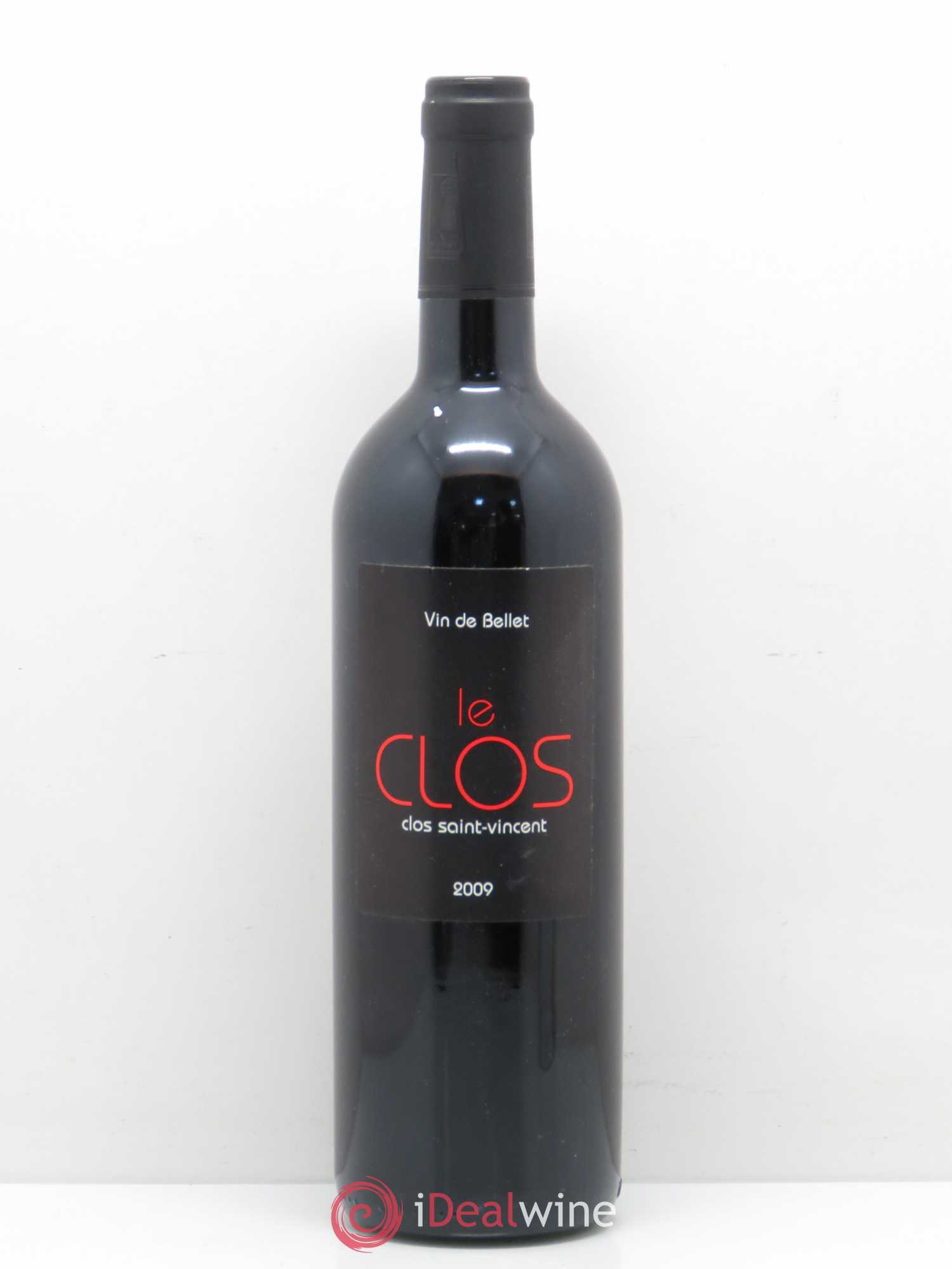Bellet Clos Saint-Vincent Le Clos Famille Sicardi-Sergi 2009 - Lot de 1 bouteille - 0