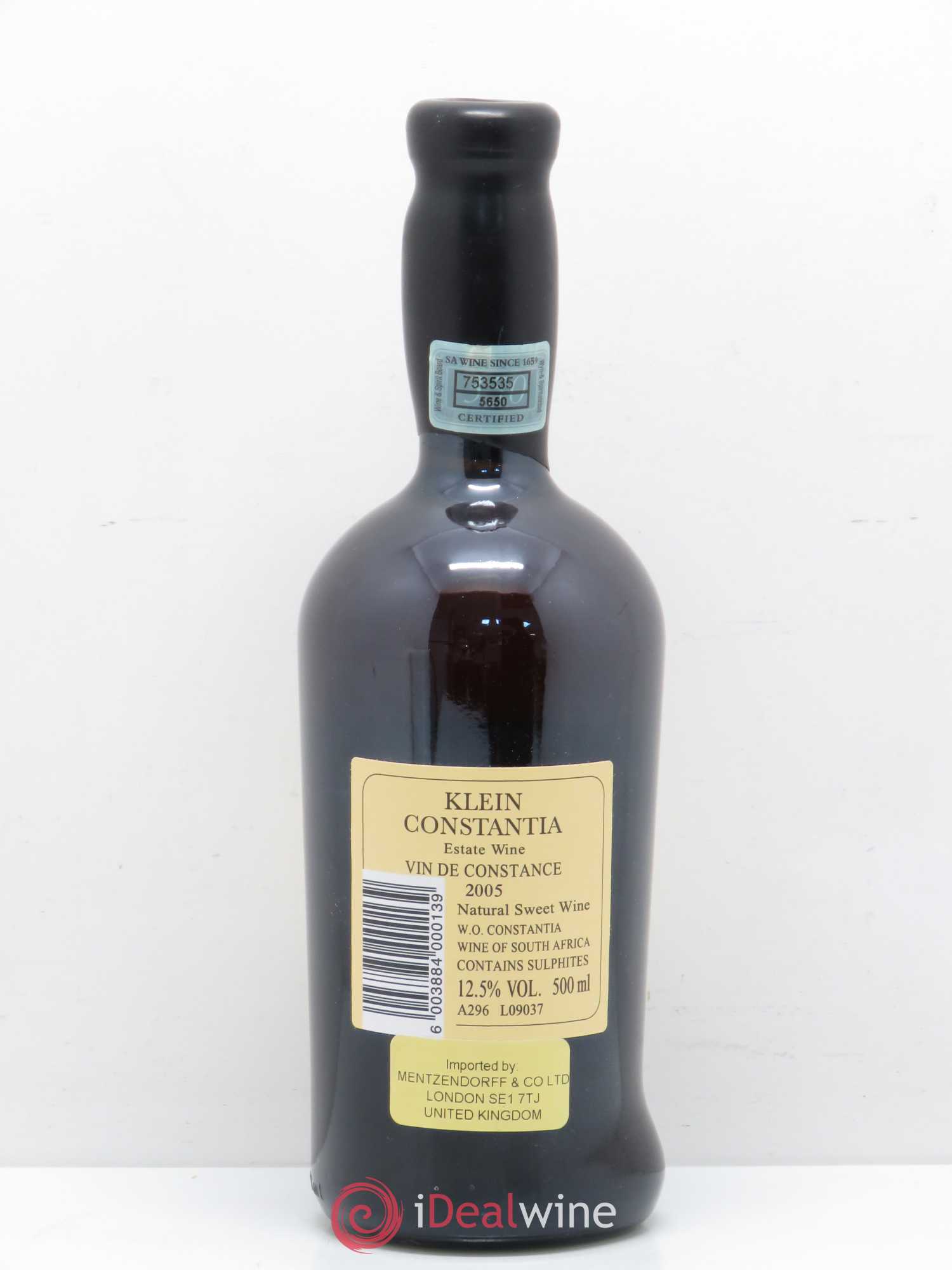 Vin de Constance Klein Constantia L. Jooste  (senza prezzo di riserva) 2005 - Lotto di 1 bottiglia - 1