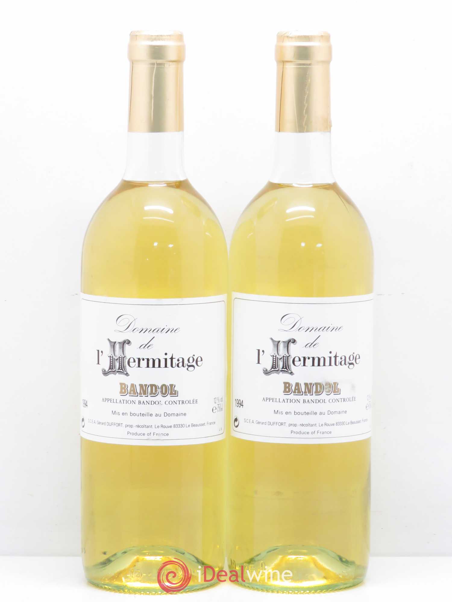 Bandol Domaine de L'Hermitage (sans prix de réserve) 1994 - Posten von 2 Flaschen - 0