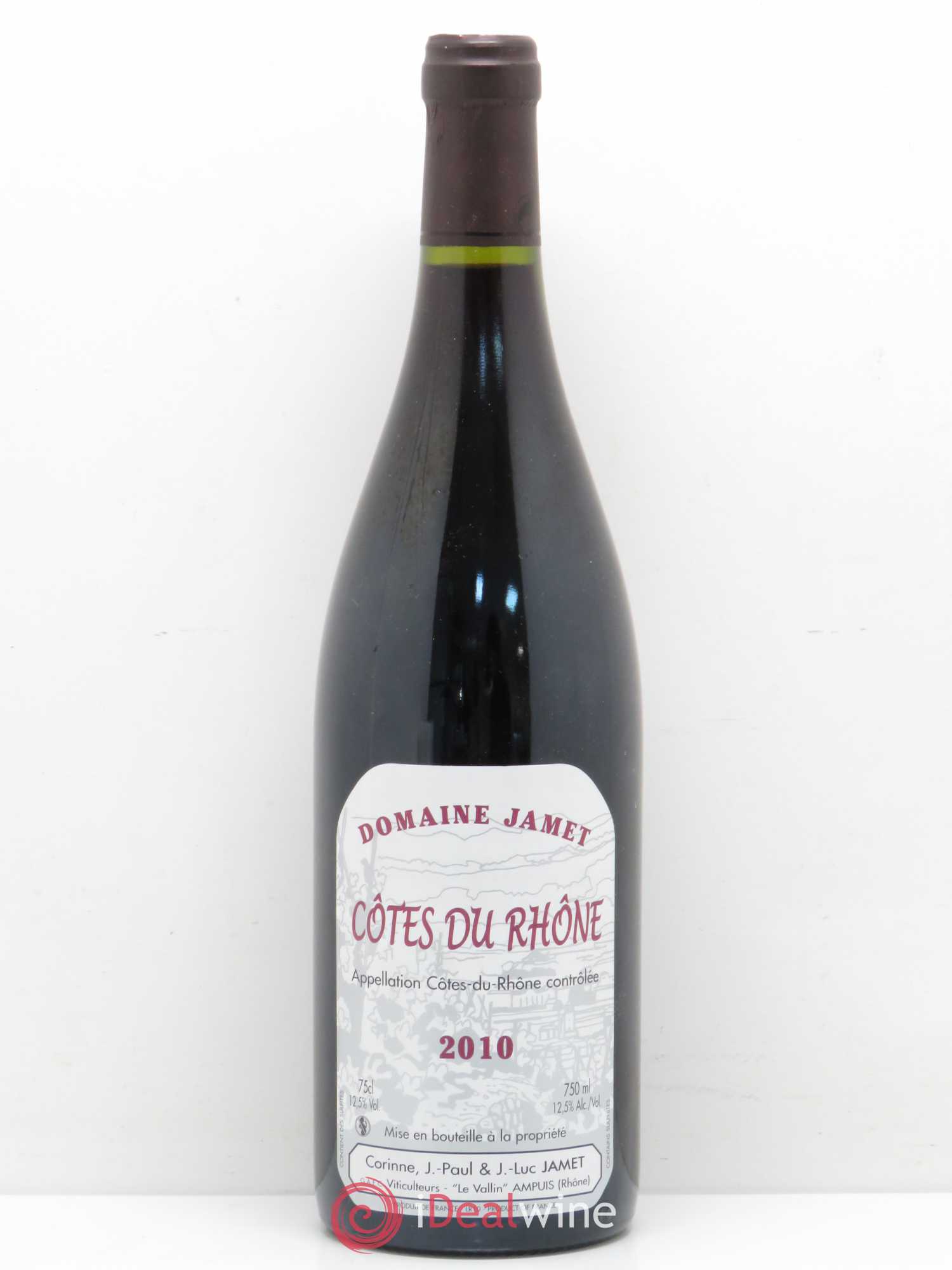 Côtes-du-Rhône Jamet (Domaine) 2010 - Lot de 1 bouteille - 0