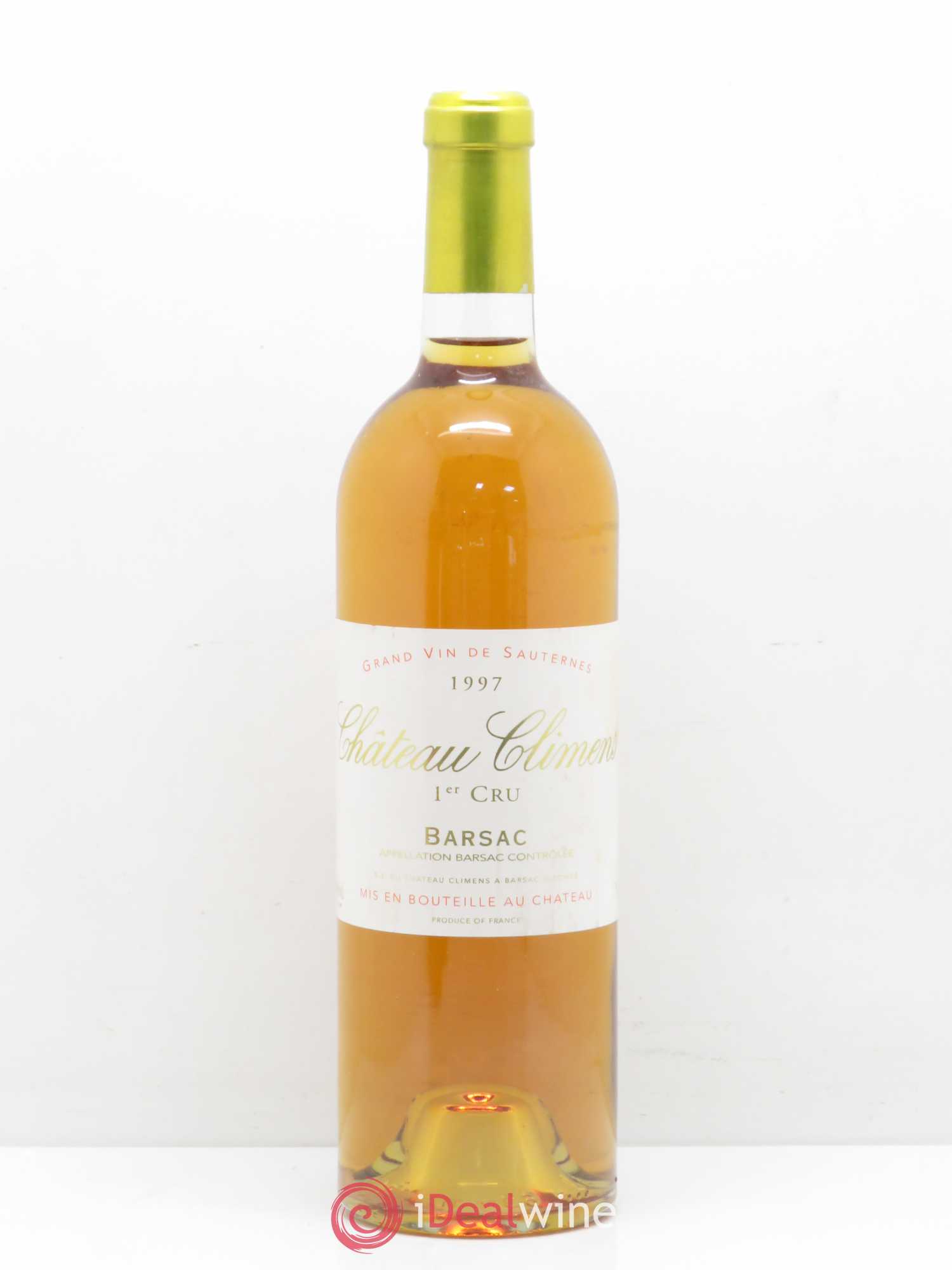 Château Climens 1er Grand Cru Classé (senza prezzo di riserva) 1997 - Lotto di 1 bottiglia - 0