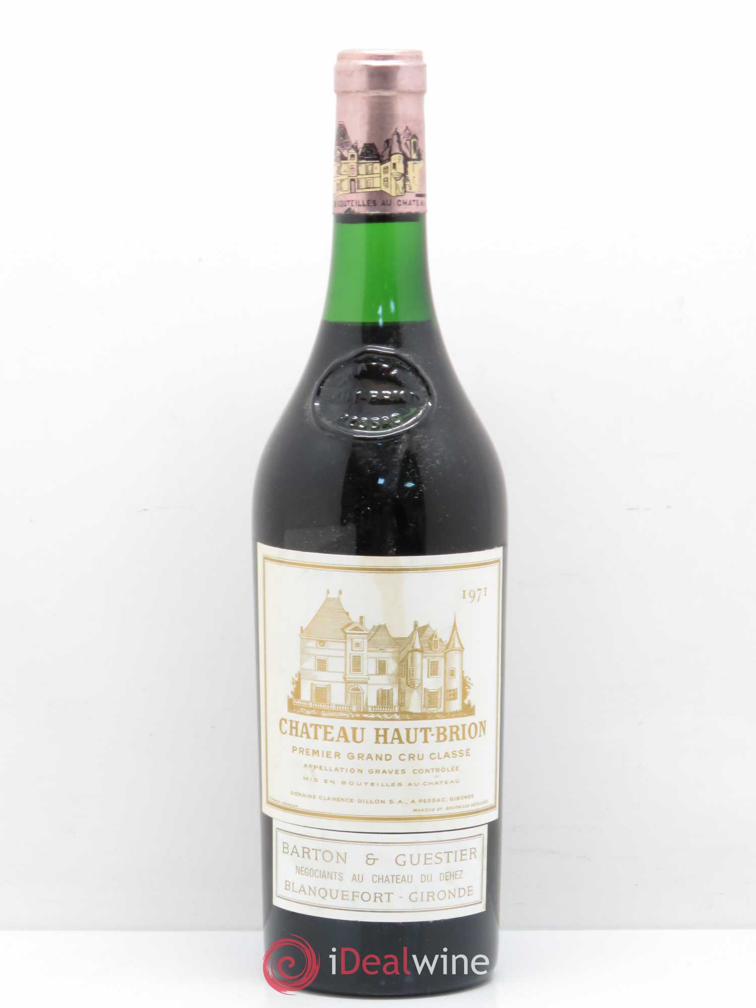 Château Haut Brion 1er Grand Cru Classé 1971 - Lot de 1 bouteille - 0