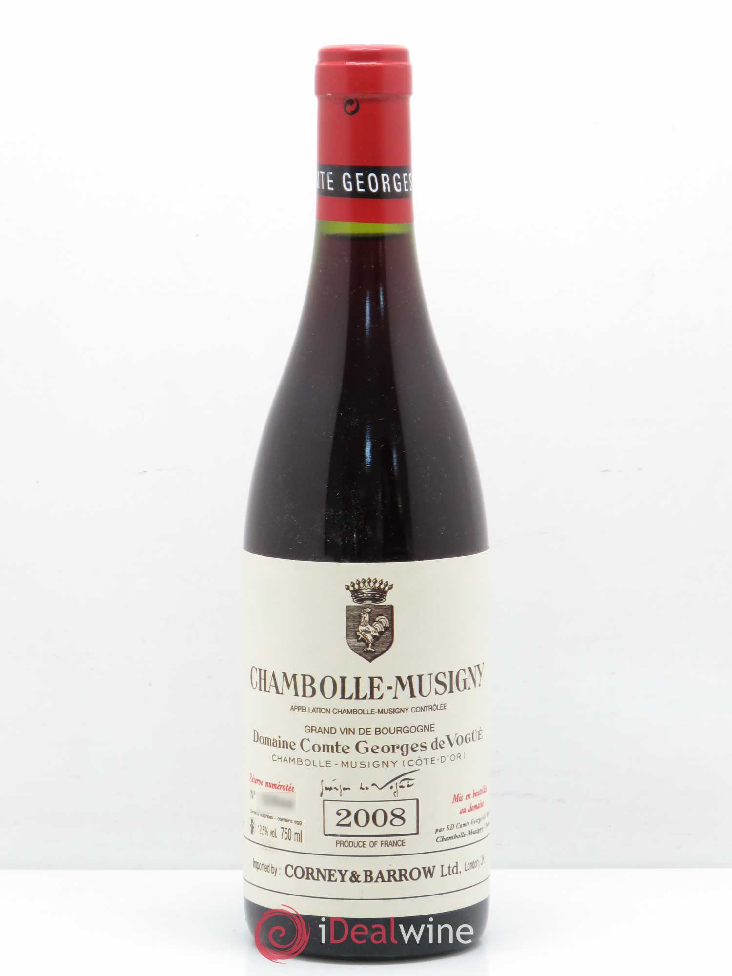 Chambolle-Musigny Comte Georges de Vogüé 2008 - Lot de 1 bouteille - 0