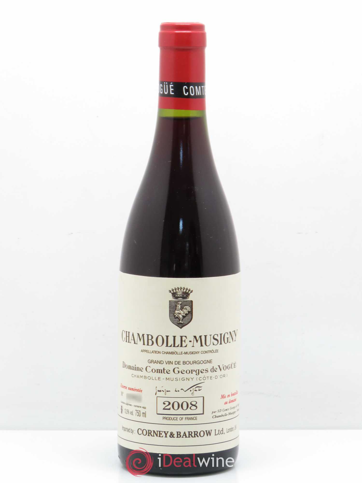 Chambolle-Musigny Comte Georges de Vogüé 2008 - Lot de 1 bouteille - 0